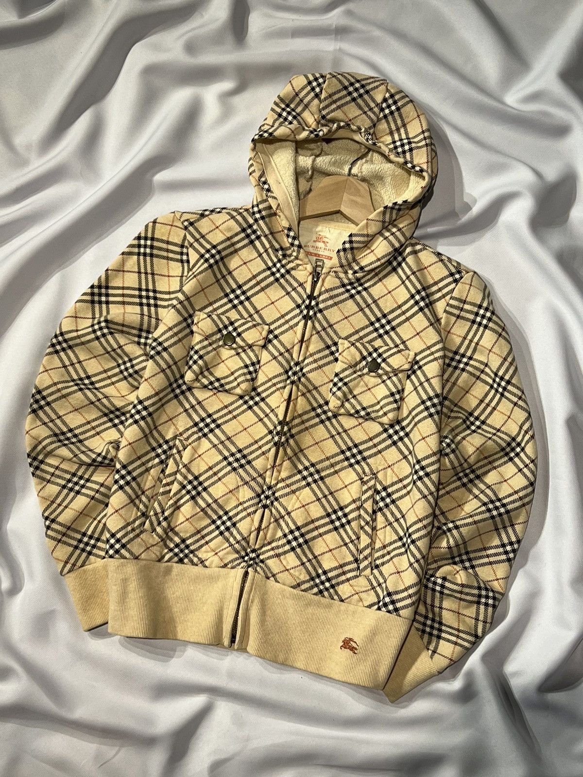 Burberry × Burberry Prorsum BURBERRY LONDON BLUE LABEL HOODIE ZIPPER WOMEN Size XS / US 0-2 / IT 36-38 - 2 Thumbnail