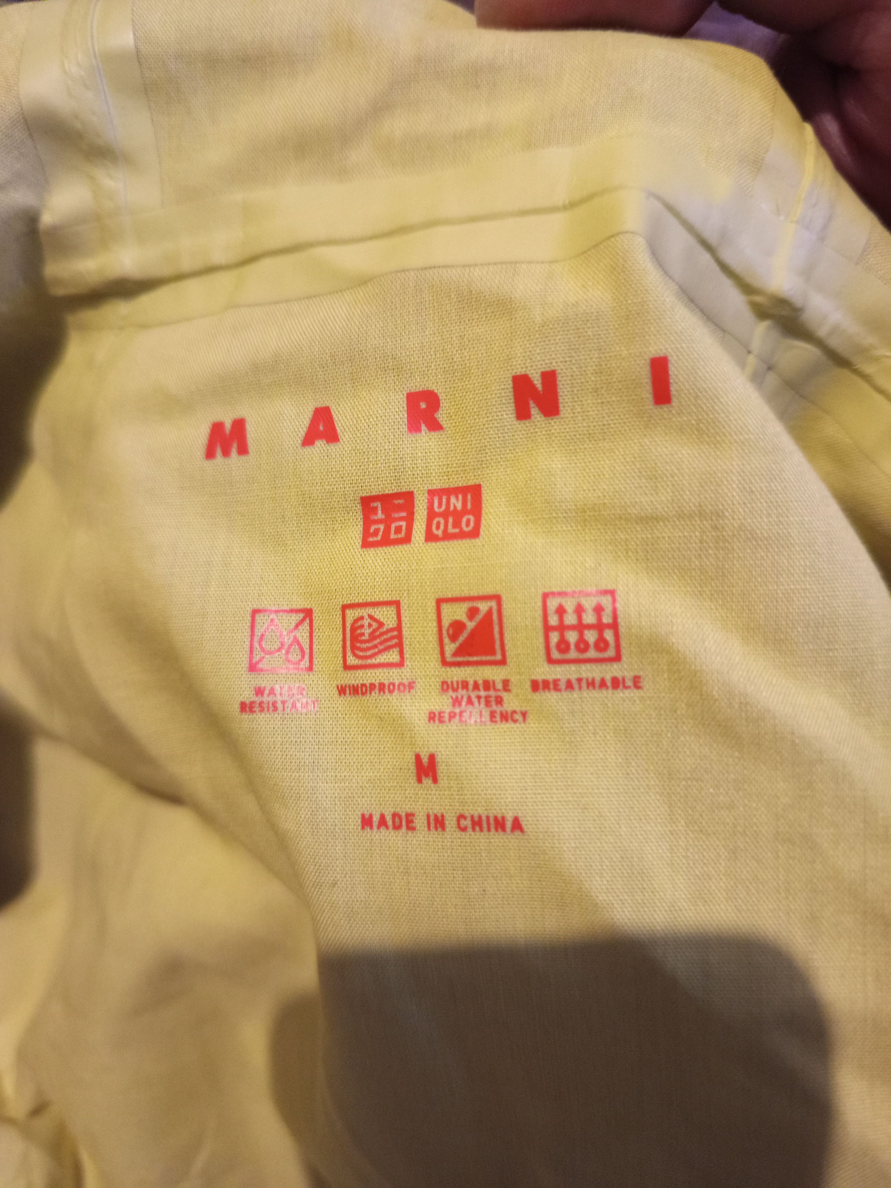Marni × Uniqlo Marni x Uniqlo BlockTech Jacket Size US M / EU 48-50 / 2 - 11 Thumbnail