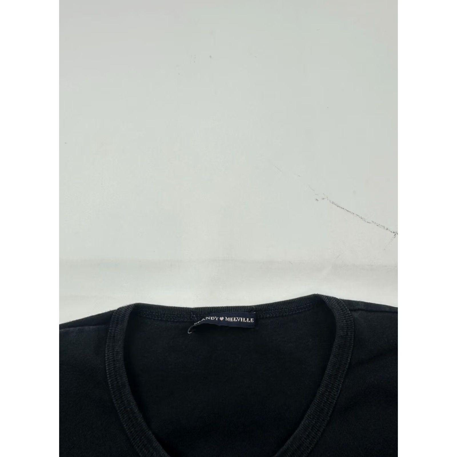 Brandy Melville Brandy Melville Shirt Womens One Size OS Black Button Front Made In Italy Size ONE SIZE - 2 Thumbnail