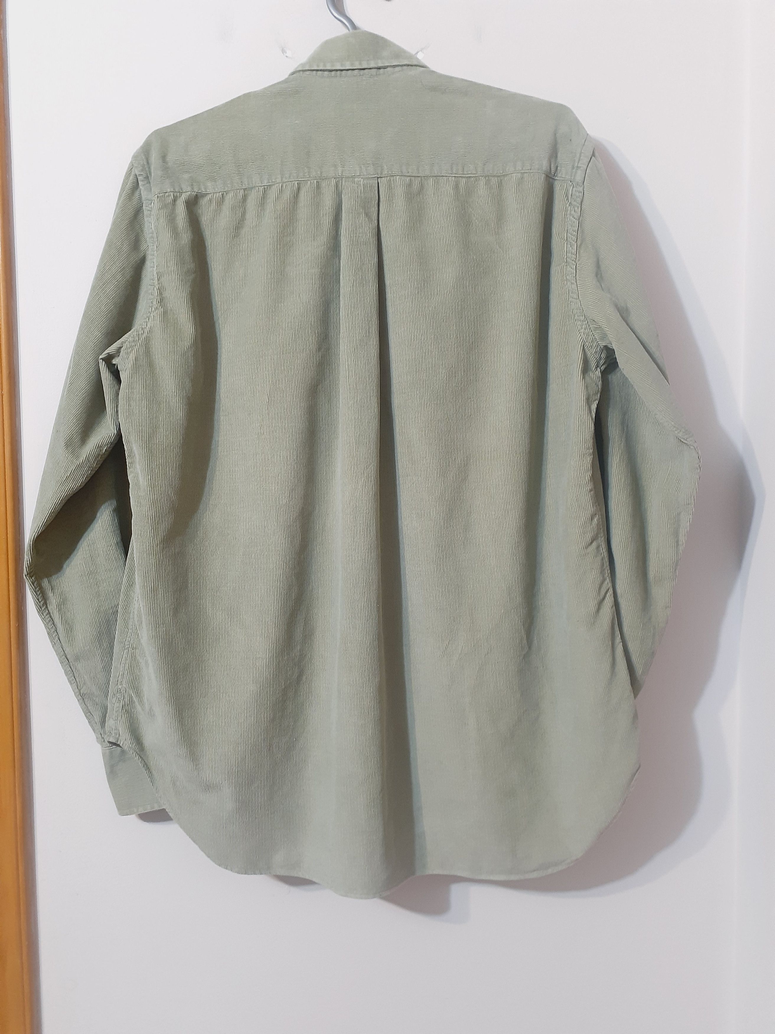 Loro Piana Loro Piana Khaki Long Sleeve Velvet Shirt Size US M / EU 48-50 / 2 - 3 Thumbnail
