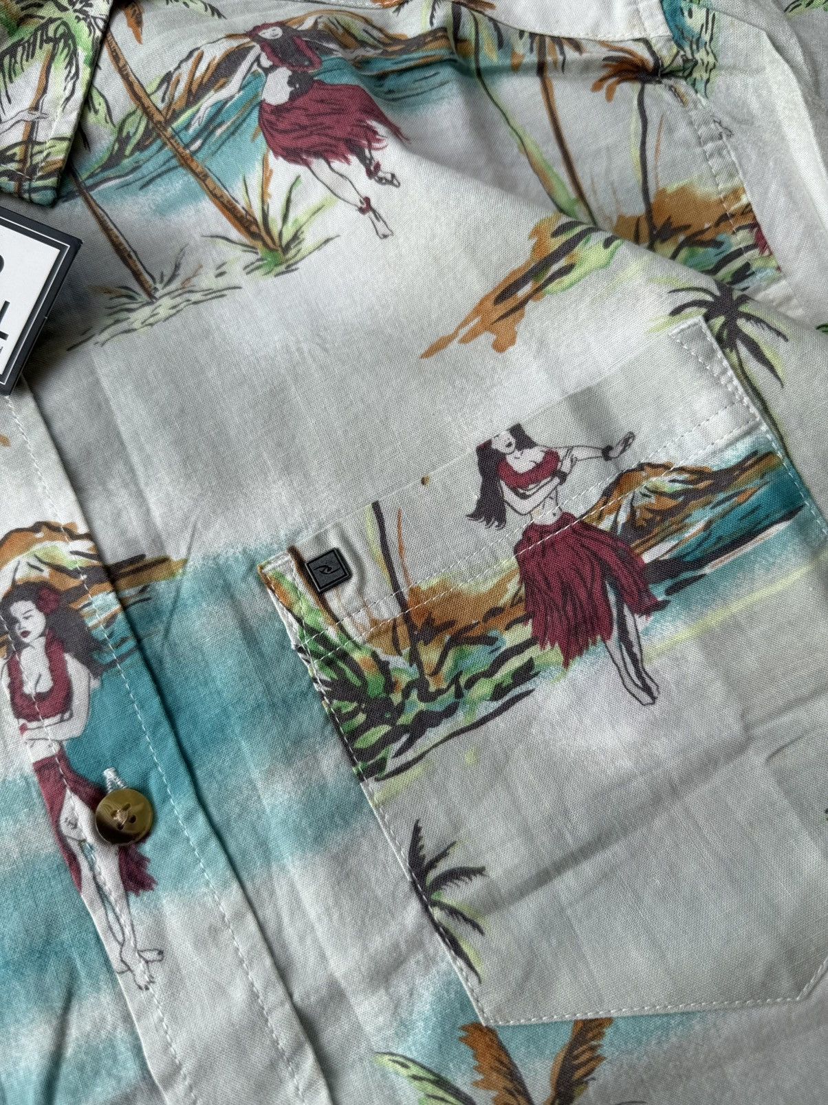 Ripcurl × Vintage Ripcurl palm paradise shirt Size US L / EU 52-54 / 3 - 3 Thumbnail