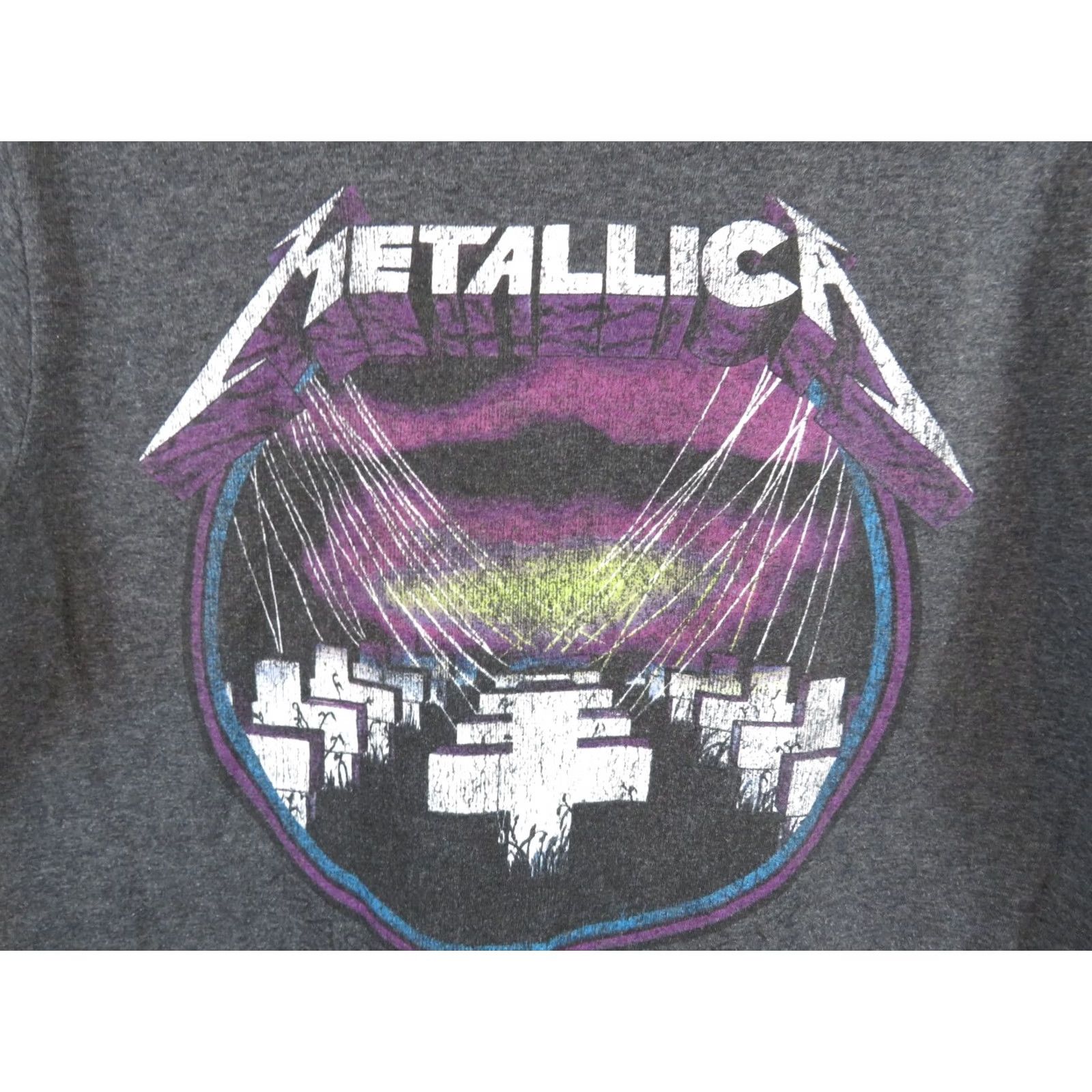 Vintage VINTAGE Metallica Masters of puppets T Shirt Grave stone Cross Mens S Size US S / EU 44-46 / 1 - 2 Thumbnail