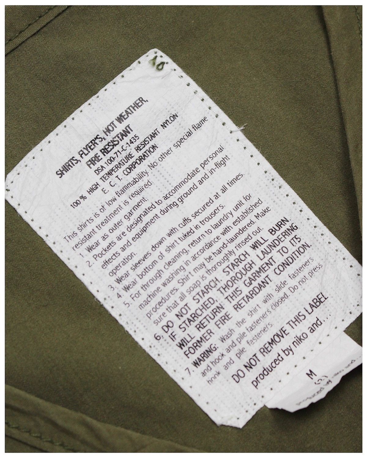 Vintage SS2020 NIKO AND… MILITARY FLIGHT V NECK JACKET Size US M / EU 48-50 / 2 - 6 Thumbnail