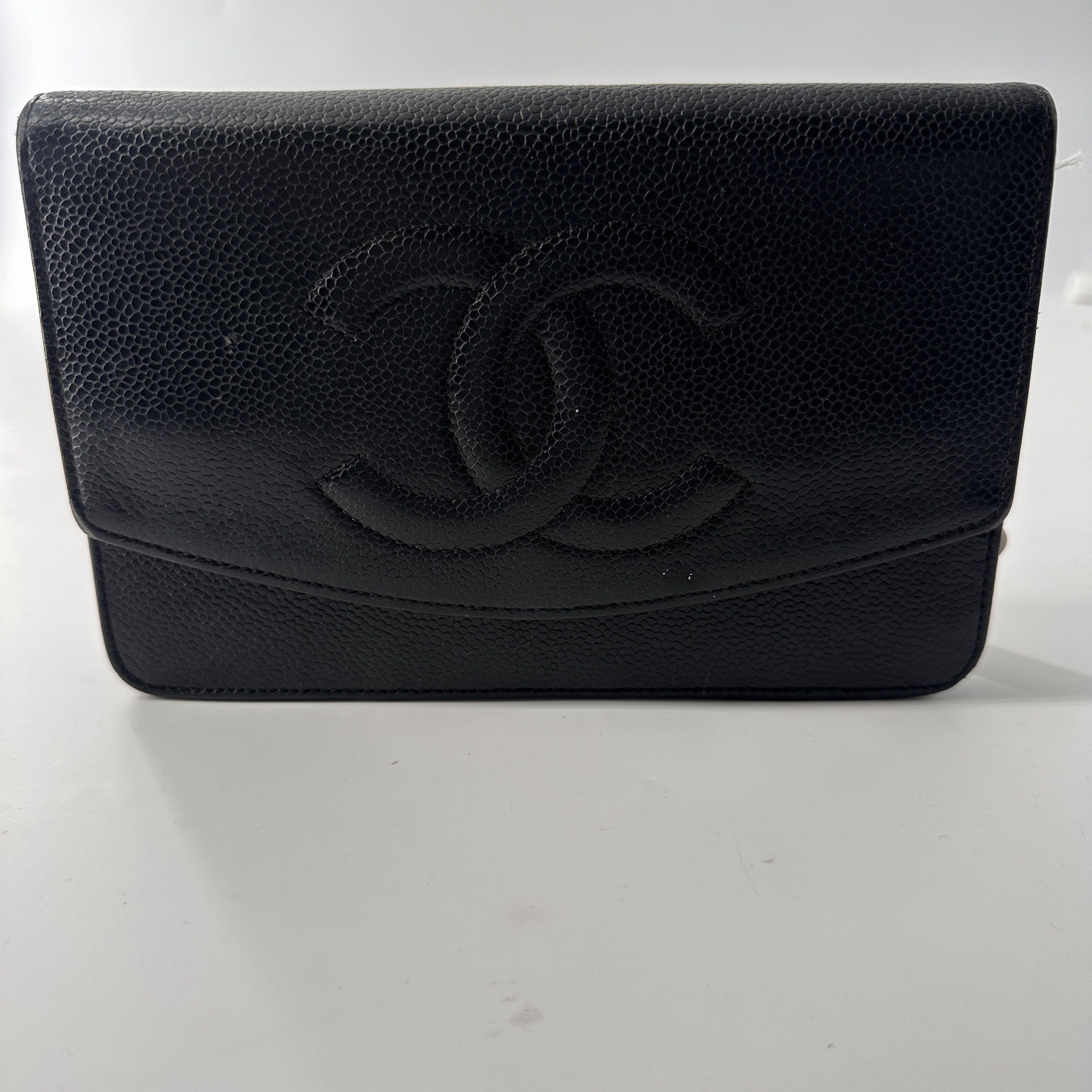 Chanel Chanel Logo Wallet on Chain Leather Size ONE SIZE - 1 Thumbnail