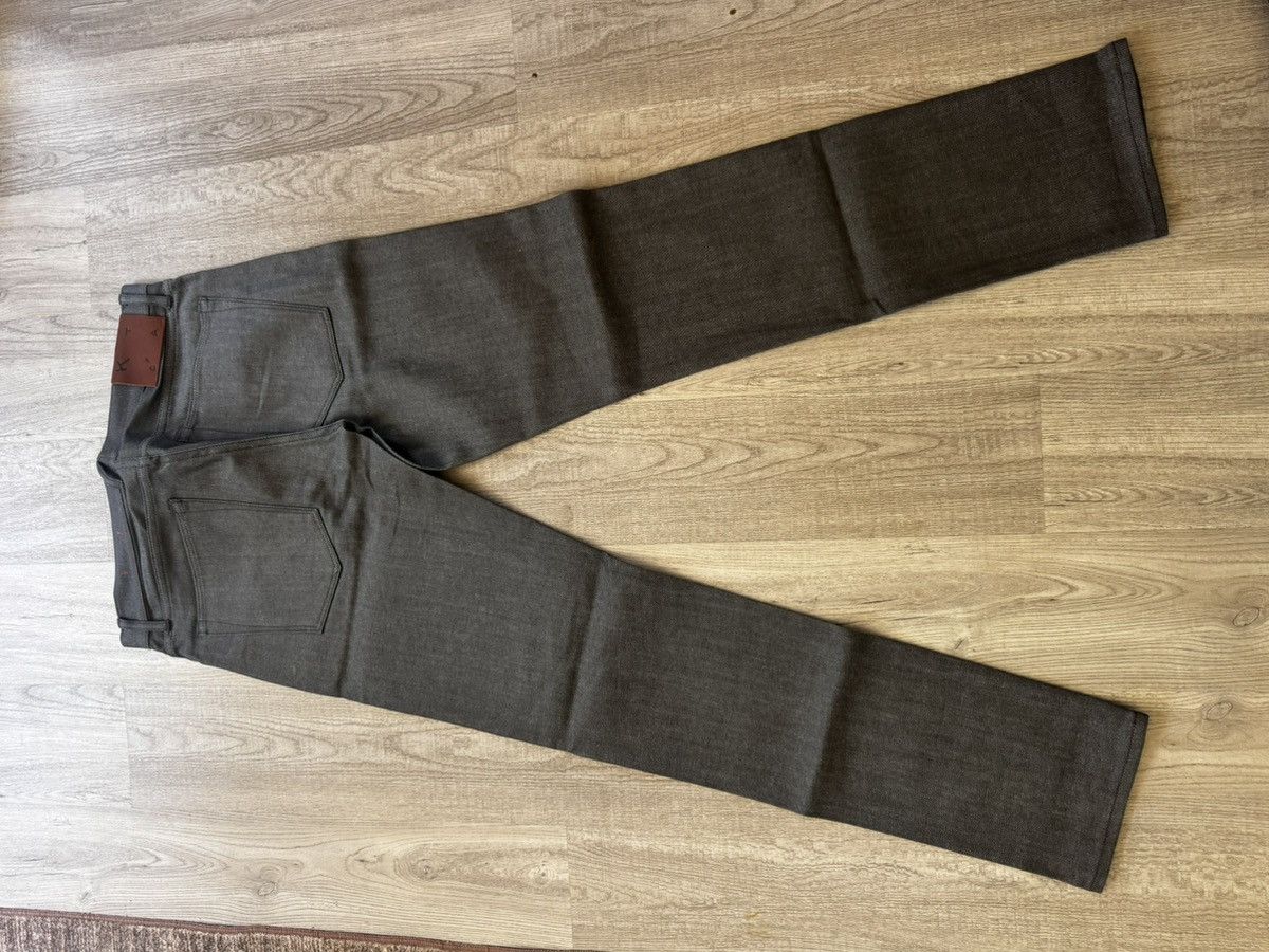 Hiroshi Kato The Pen Slim - Gray Raw 10.5oz Selvedge Size US 34 / EU 50 - 5 Thumbnail