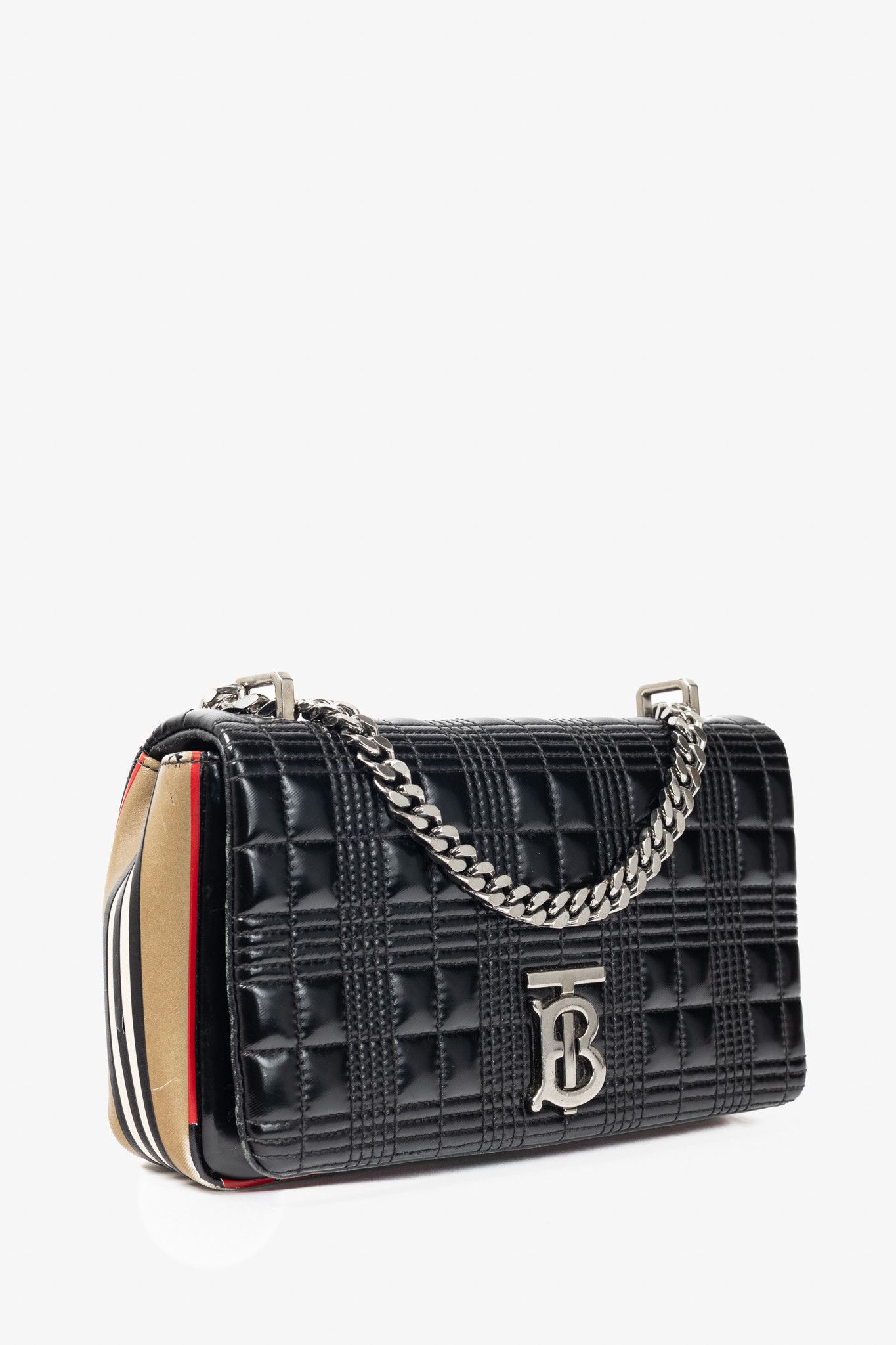 Burberry Burberry Lola Small Quilted Leather Icon-Stripe Shoulder Bag Size ONE SIZE - 2 Thumbnail