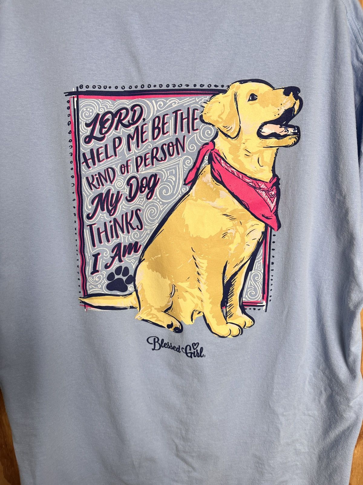Fruit Of The Loom Blue Fruit of the Loom dog shirt Size US XL / EU 56 / 4 - 4 Thumbnail