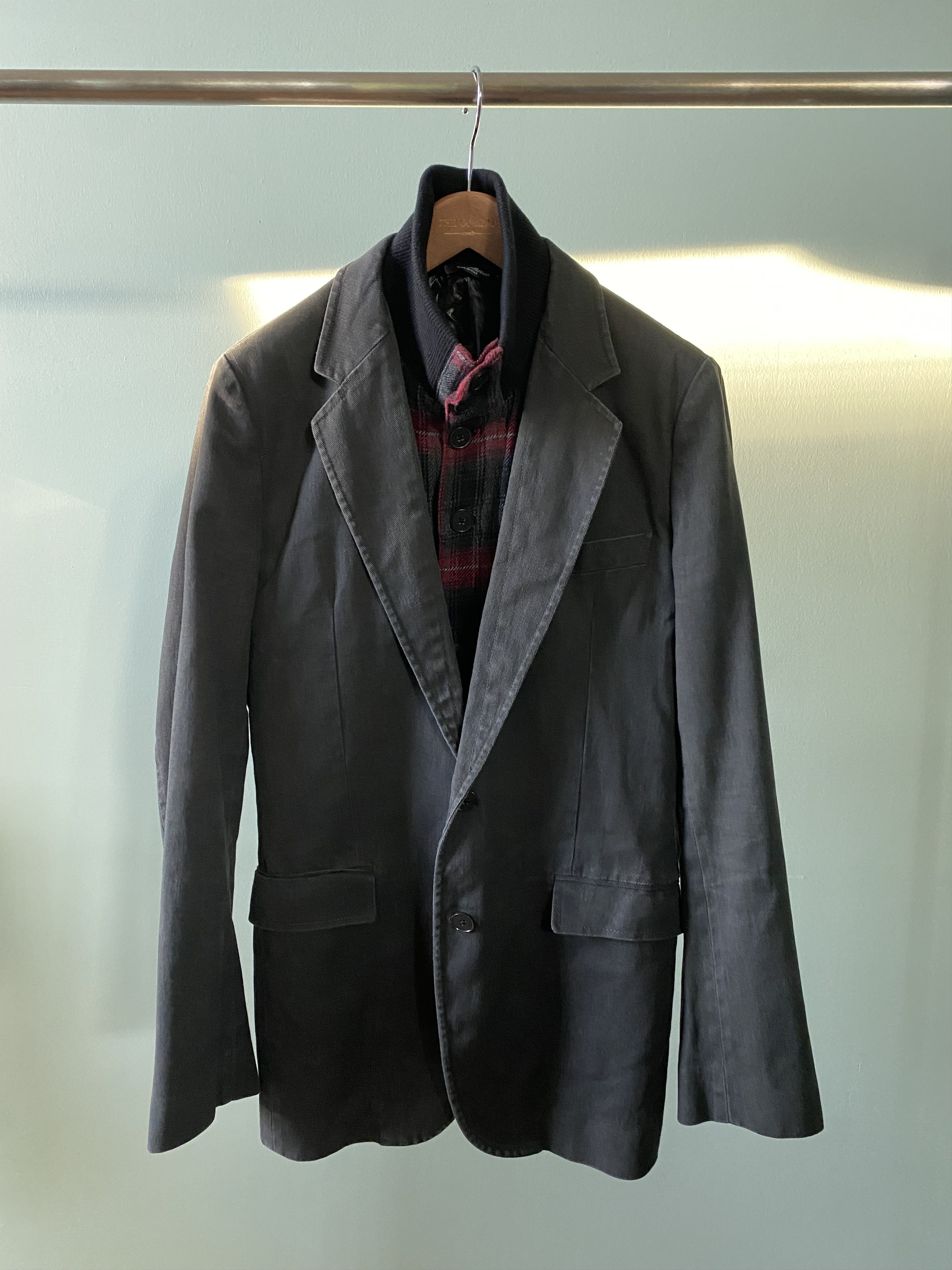 Dolce & Gabbana Double Layer Wool/Cotton Jacket Size US S / EU 44-46 / 1 - 1 Thumbnail