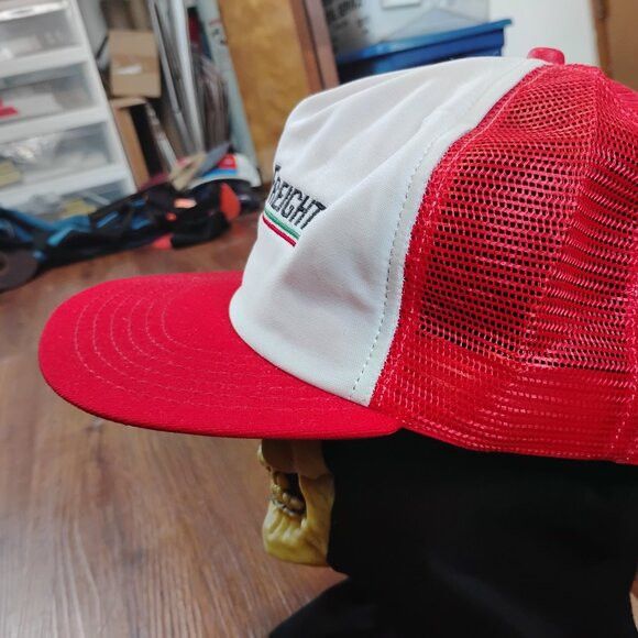 Other Vintage CF Consolidated Freightways Snap Back Trucker Hat Size ONE SIZE - 2 Thumbnail