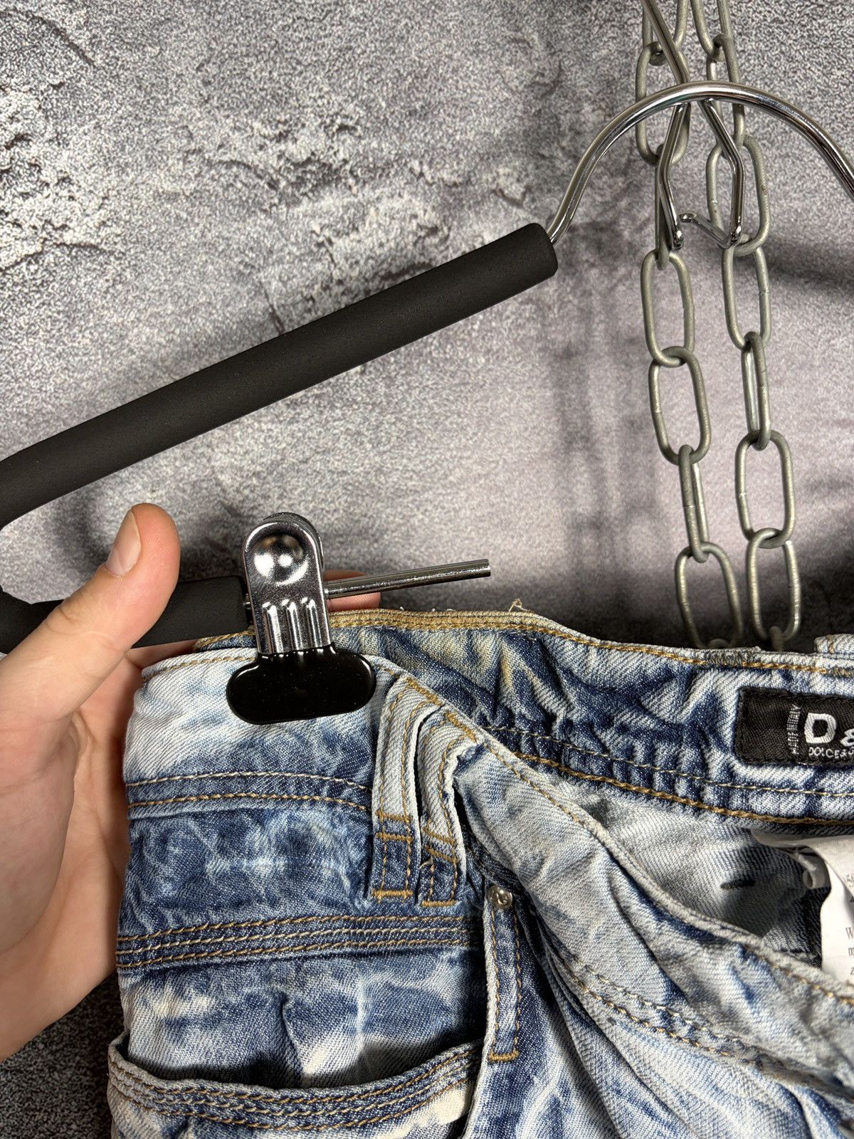 Dolce & Gabbana Vintage Y2K Dolce Gabbana Denim Pants Jeans Size 34 Size US 34 / EU 50 - 16 Thumbnail