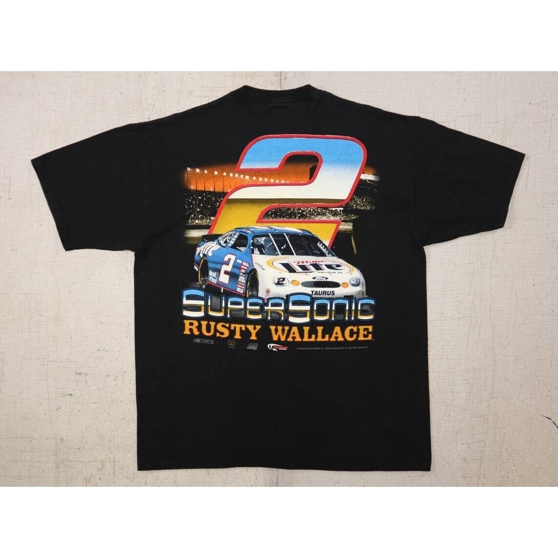 Chase Authentics VTG 90s Super Sonic Rusty Wallace #2 Chase Authentics Sz L Size US L / EU 52-54 / 3 - 2 Thumbnail