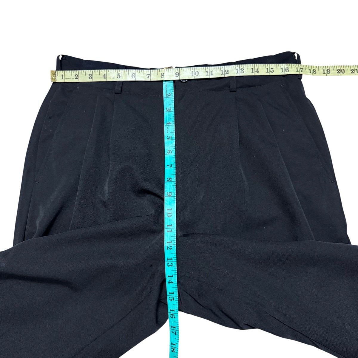 Yohji Yamamoto Vintage Yohji Yamamoto LQ Black Wool Baggy Pants Size US 34 / EU 50 - 13 Thumbnail