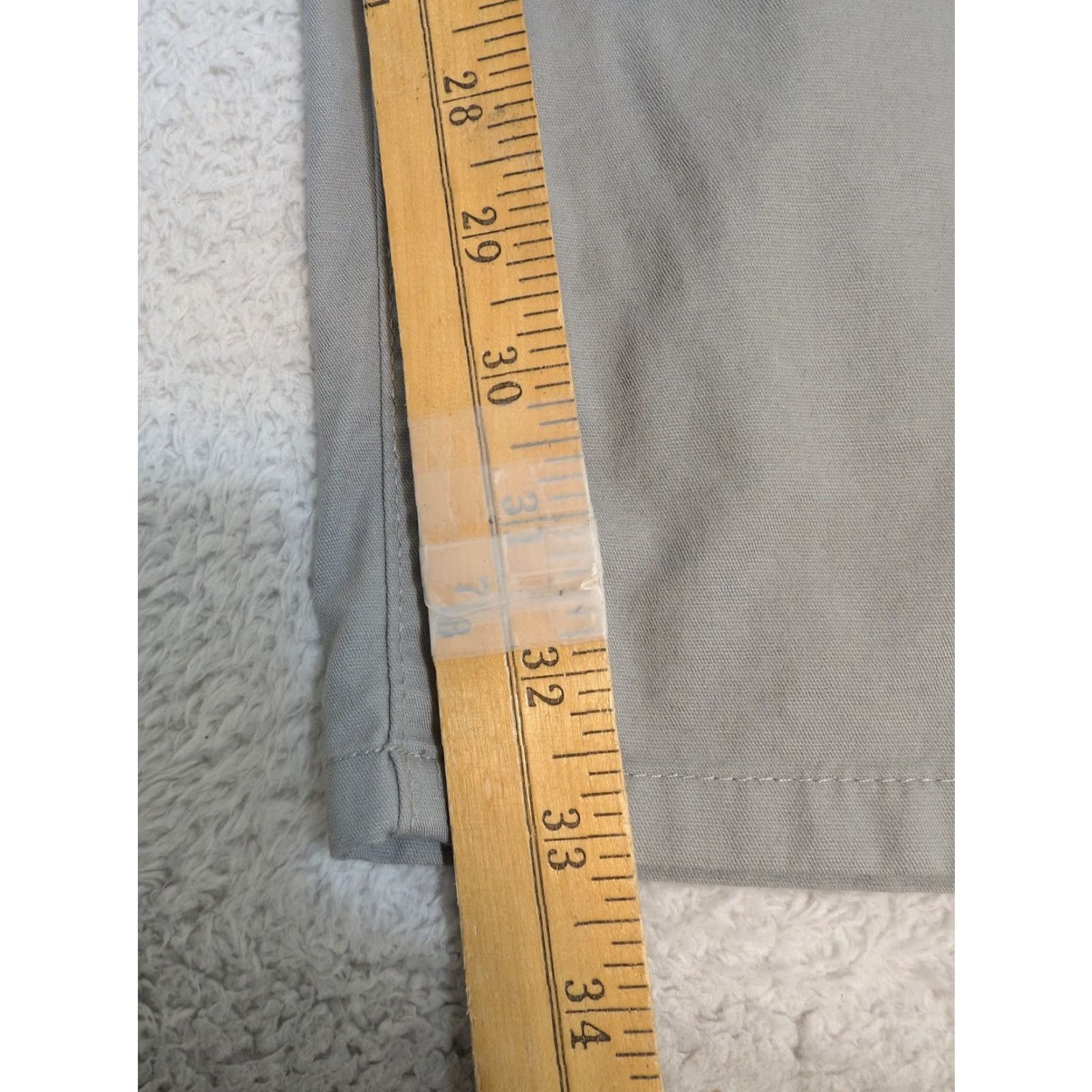 Vintage VINTAGE LL Bean Pants Mens 36X34 Grey Classic Fit Chino Zip Pockets Nylon Stretchy Size US 36 / EU 52 - 7 Thumbnail