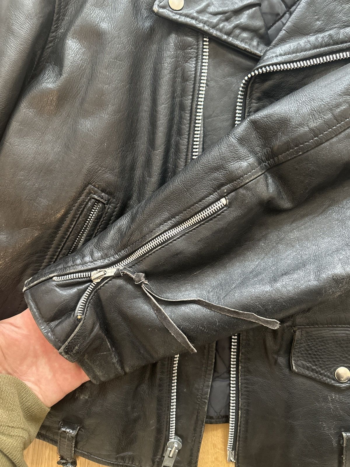 Vintage Vintage Excelled Motorcycle Leather Jacket Size US XL / EU 56 / 4 - 8 Thumbnail