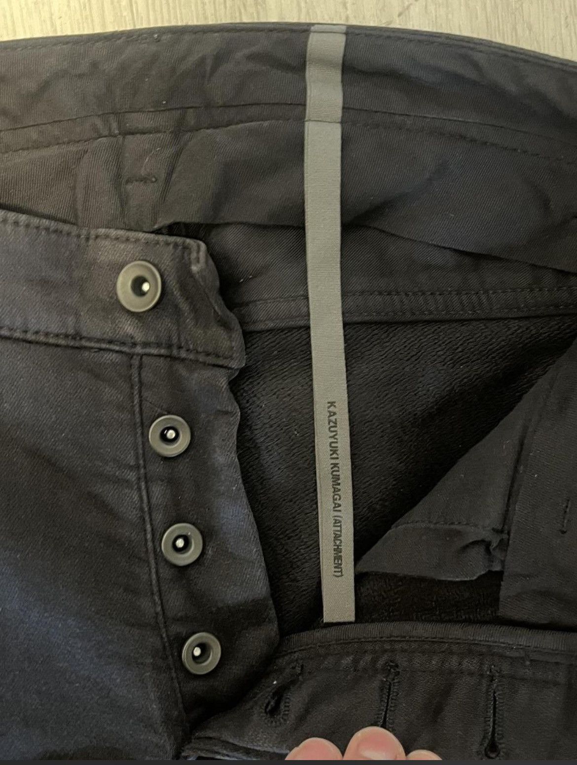 Kazuyuki Kumagai Attachment Attachment Slashed Knee Denim Size US 29 - 3 Thumbnail