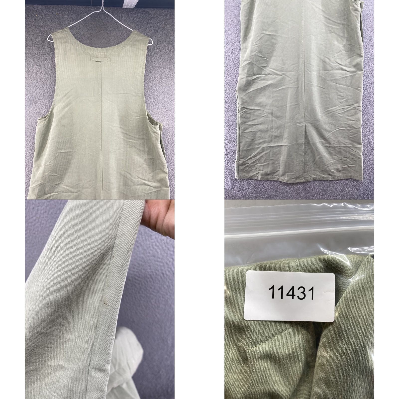 Vintage VINTAGE White Stag Dress Women's Maxi Embroidered Pockets Long Green XL Size XL / US 12-14 / IT 48-50 - 8 Thumbnail