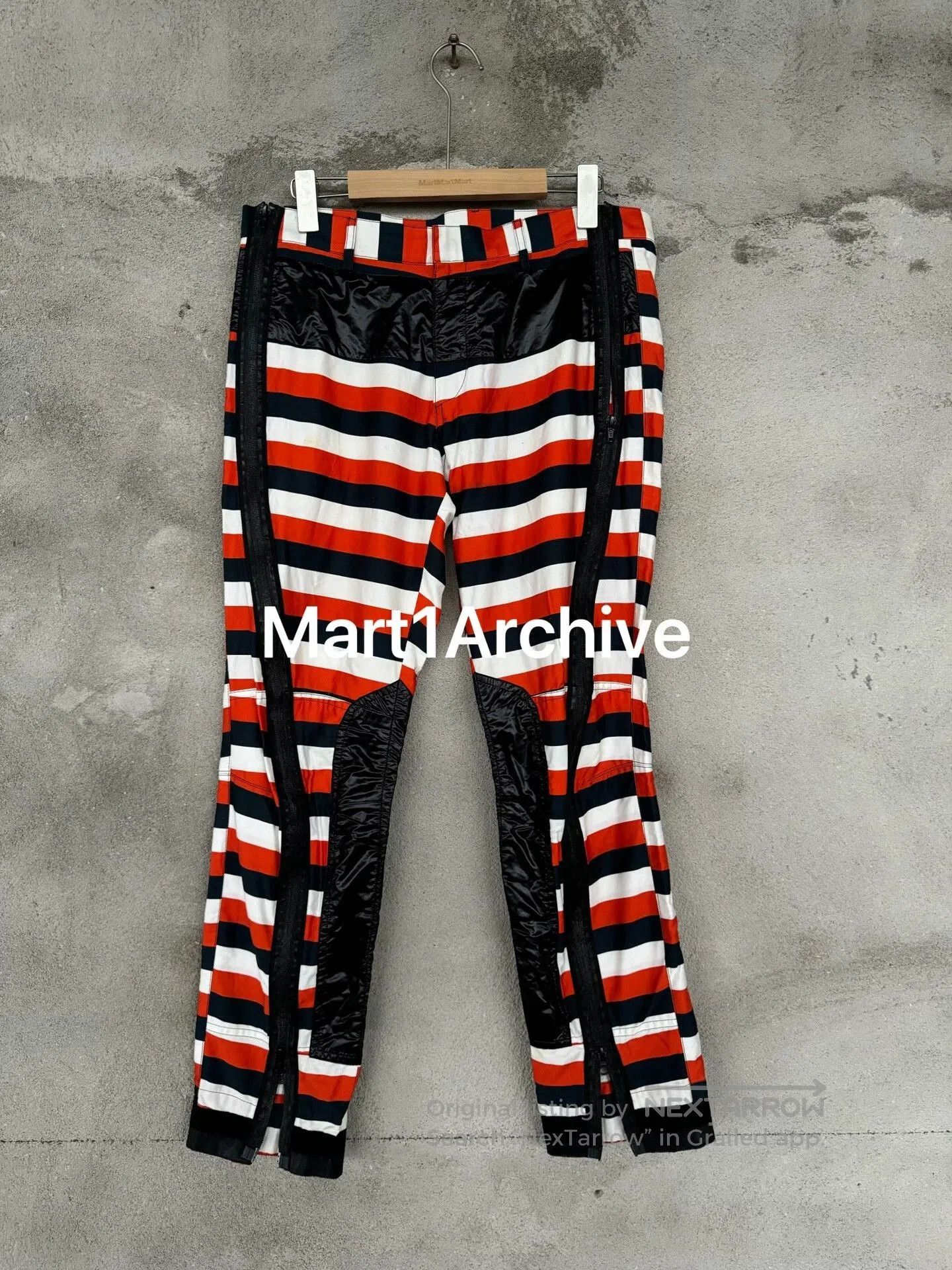 Dries Van Noten Dries Van Noten Zebra Print Zip Trousers. Size US 34 / EU 50 - 1 Thumbnail