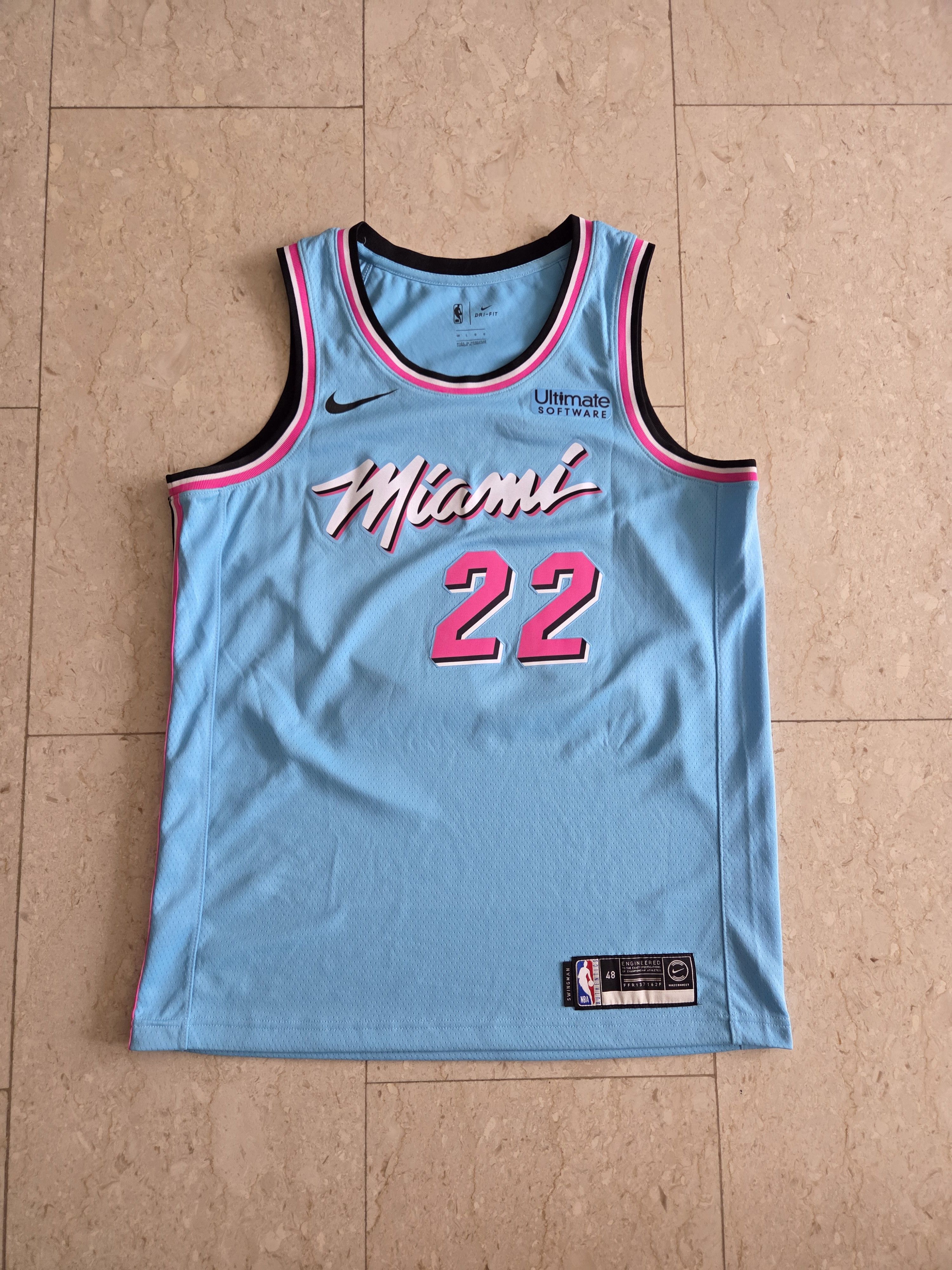 NBA Authentic Nike Men's Heat ViceWave Swingman Jersey Size US L / EU 52-54 / 3 - 1 Thumbnail