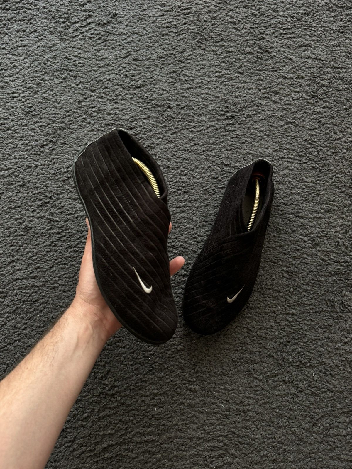 Vintage Vintage 00's Nike Kyoto Black Y2K Moc Sneakers Size US 8.5 / EU 41-42 - 1 Thumbnail