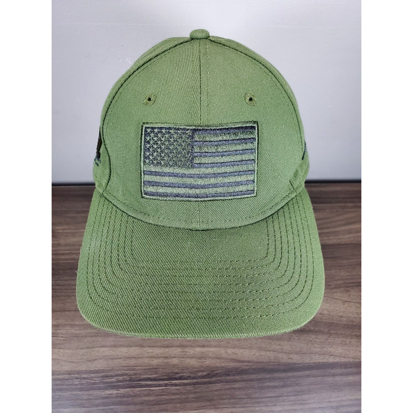 NASCAR × New Era Kurt Busch #41 Salute The Troops Hat Green USA Military Size ONE SIZE - 2 Thumbnail