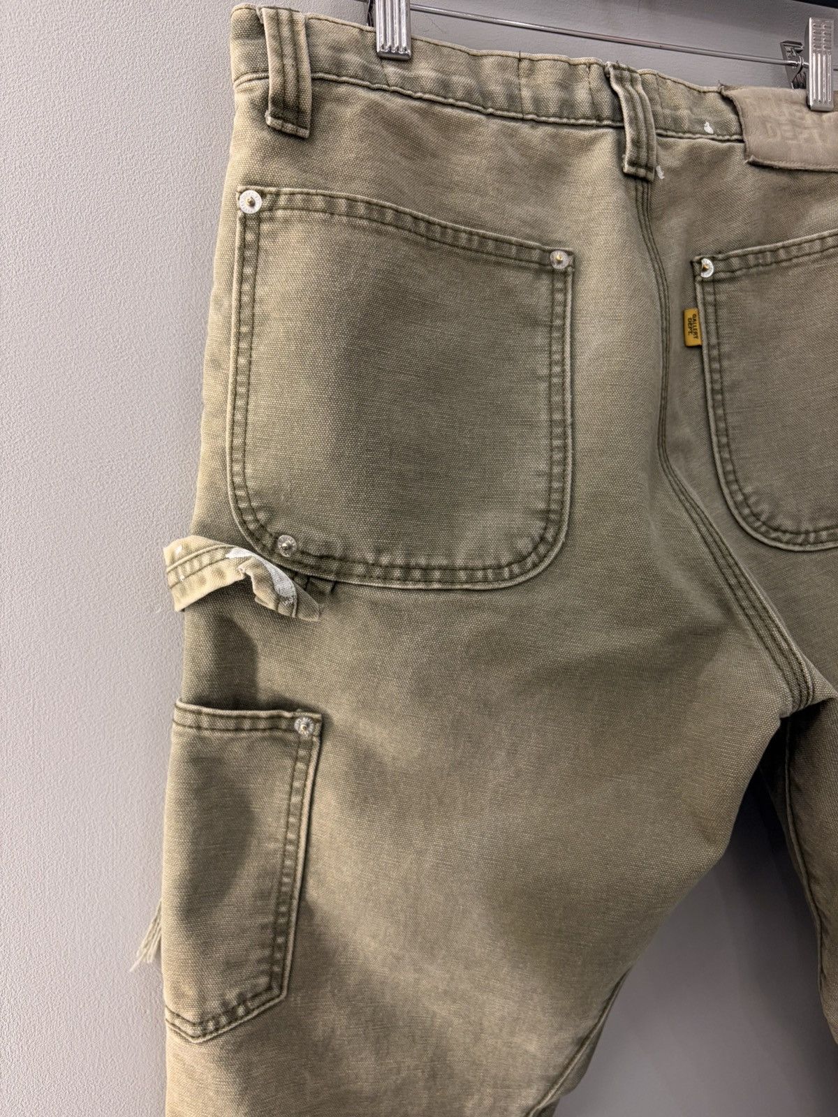 Gallery Dept. Gallery Moss Green Carpenter Jeans Size US 31 - 5 Thumbnail