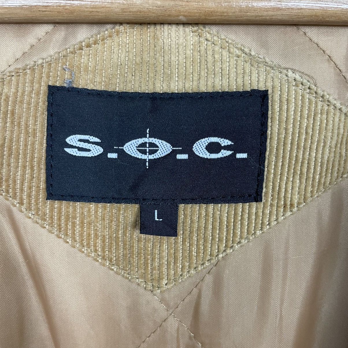 Japanese Brand Japanese Brand SOC Hooded Corduroy Jacket Size US L / EU 52-54 / 3 - 17 Thumbnail