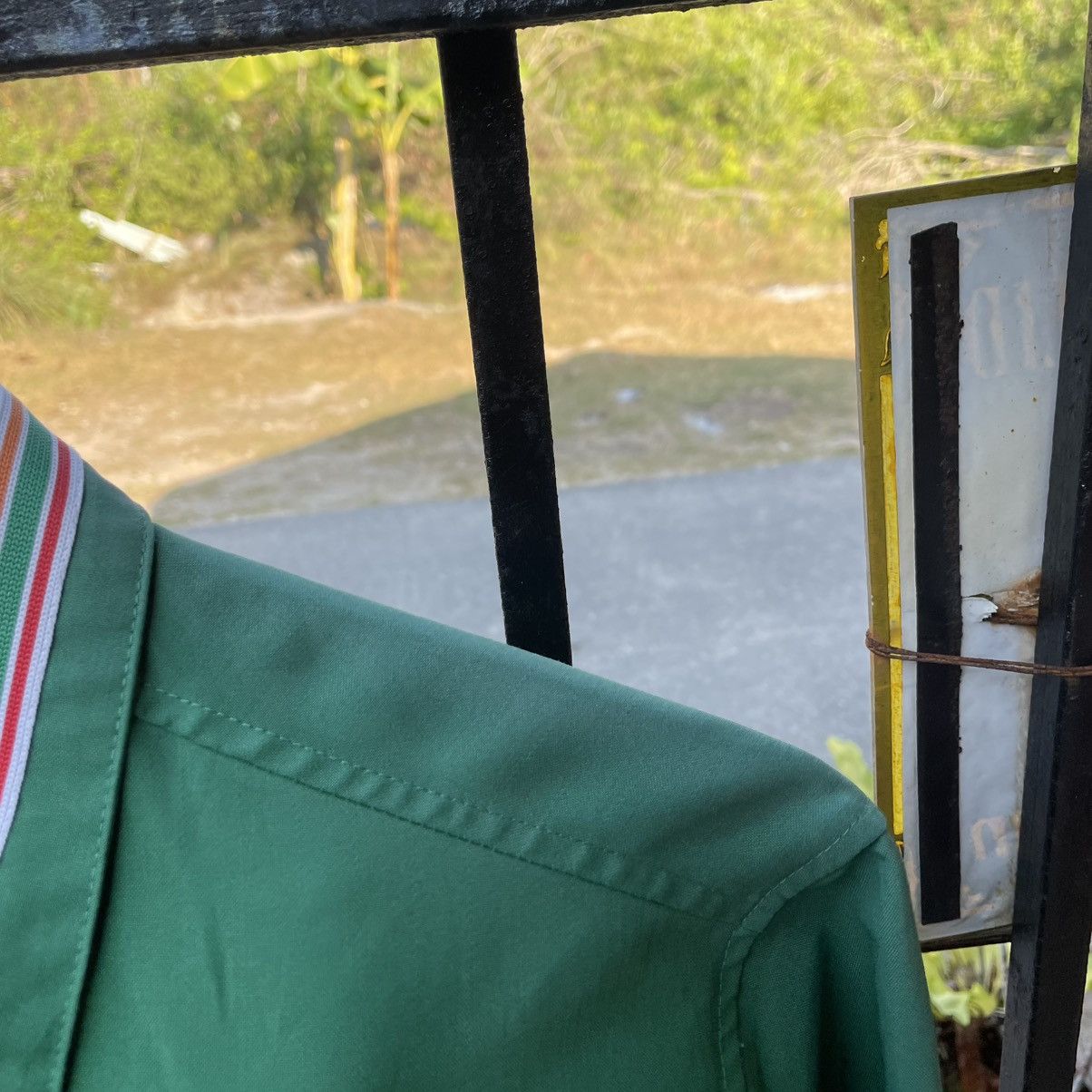 Japanese Brand 🔥🇯🇵Seven Eleven Big Logo Full Zipper Uniform Work Shirts Size US M / EU 48-50 / 2 - 9 Thumbnail