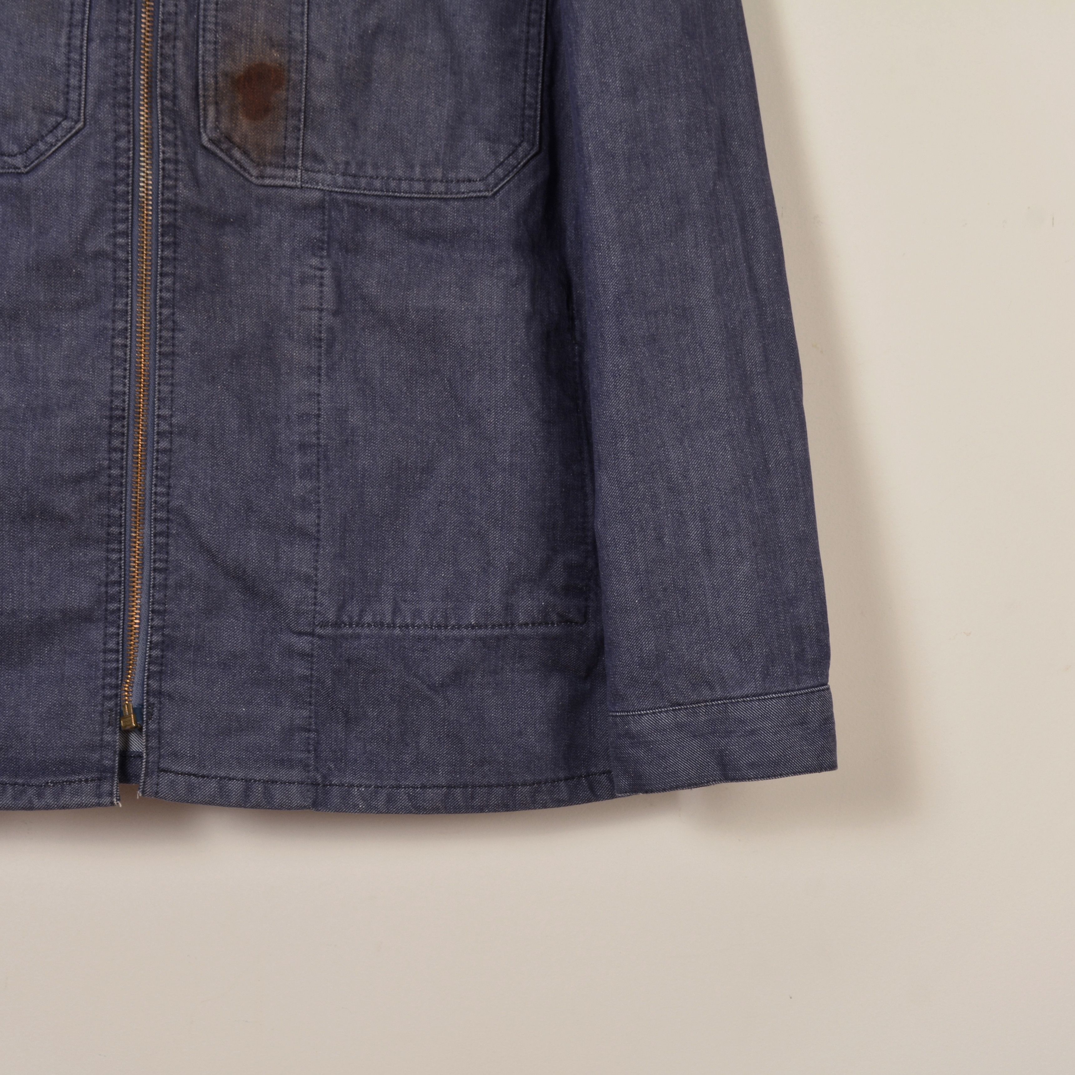 Vintage Vintage french militaria navy work denim 1970-80 (2313) Size US S / EU 44-46 / 1 - 4 Thumbnail
