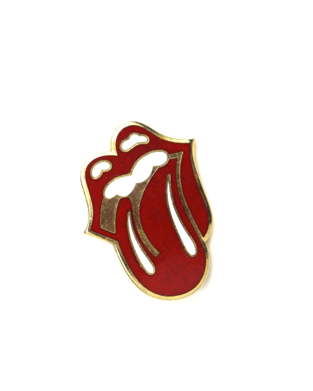 The Rolling Stones 2000S THE ROLLING STONES CLASSIC RED TONGUE GOLD-PLATED PIN Size ONE SIZE - 2 Thumbnail