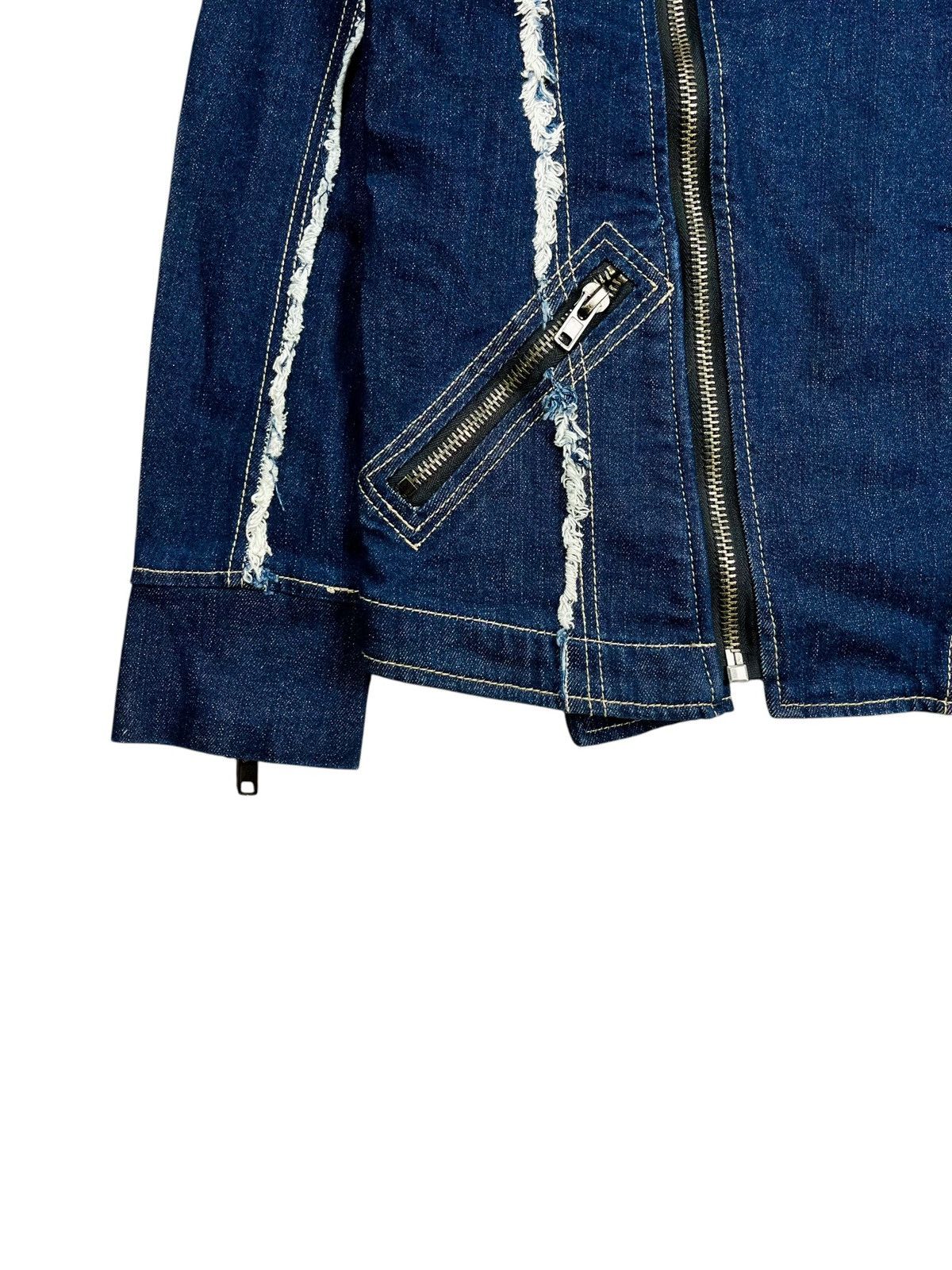 If Six Was Nine 2000s Tornado Mart - Vkei Style Denim Jacket Size US L / EU 52-54 / 3 - 9 Thumbnail