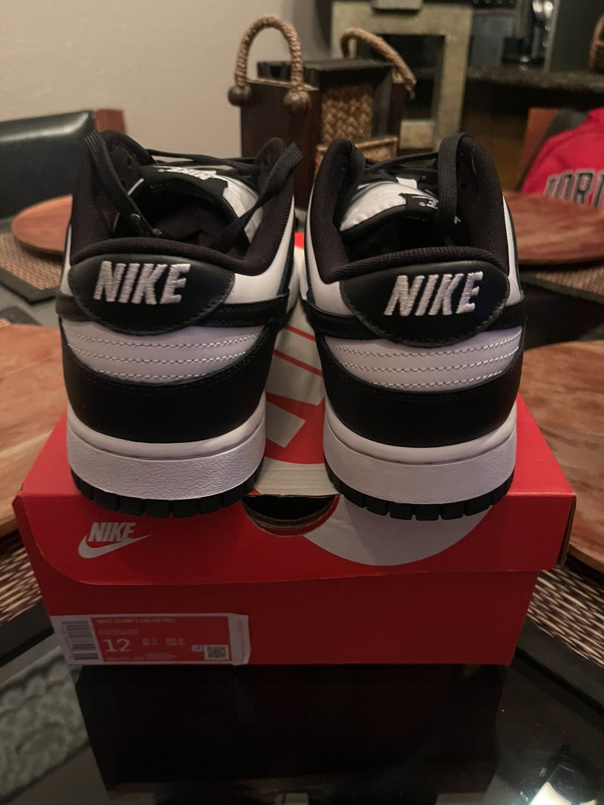 Nike Nike Dunk Low “Panda” Size US 12 / EU 45 - 3 Thumbnail