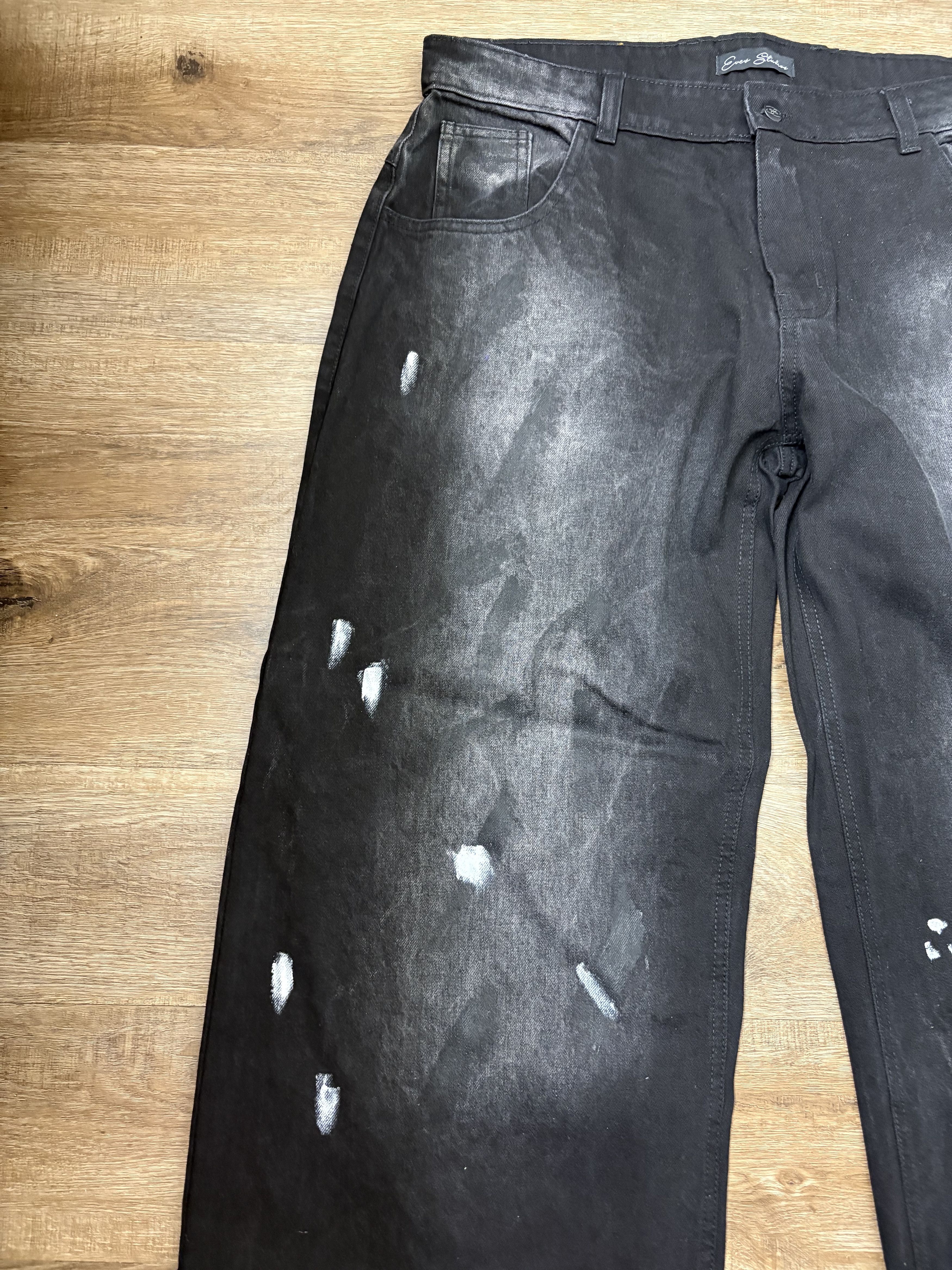 HMDD Eves Studios Black Painter Denim size 38 Size US 38 / EU 54 - 3 Thumbnail