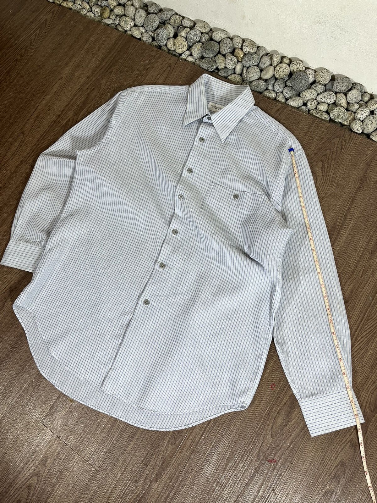 Yves Saint Laurent Yves Saint Laurent Button Shirt Size US L / EU 52-54 / 3 - 12 Thumbnail