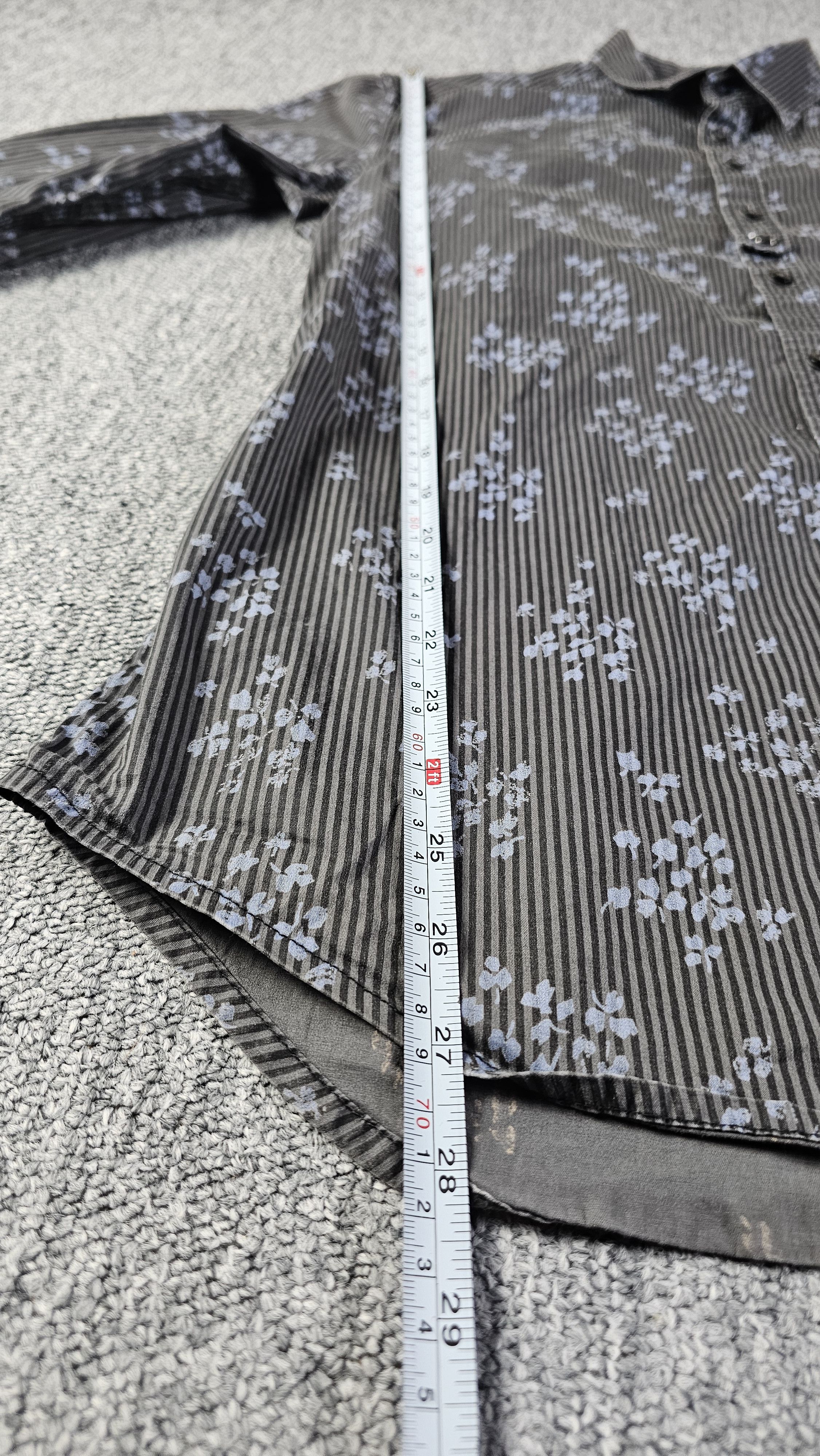 Diesel Vintage Diesel Shirt Men L Slim Fit Striped Stretch Y2K Size US L / EU 52-54 / 3 - 13 Thumbnail
