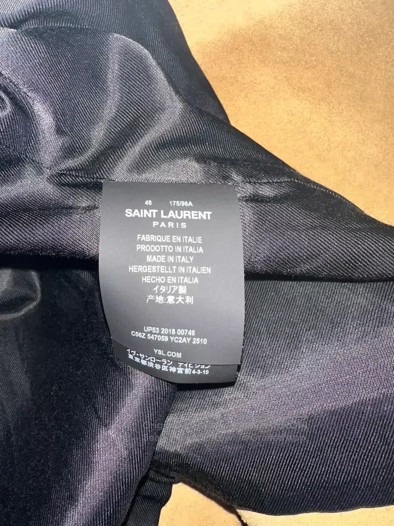 Saint Laurent Paris Saint Laurent Paris Distressed suede leather jacket Size US S / EU 44-46 / 1 - 6 Thumbnail