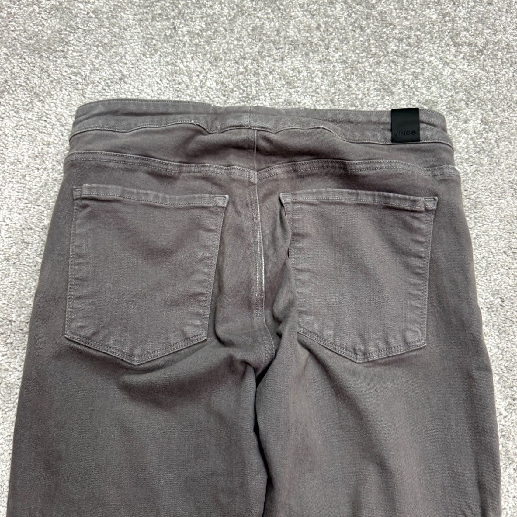 Vince Vince Riley Charcoal Wash Jeans Denim Vince Gray 29 Women's City Classic Streetwear - Jeans - Womens Size 29" - 4 Thumbnail