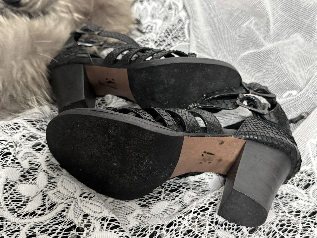 14th Addiction 14th Addiction Python Leather Straps Heels Size US 6 / IT 36 - 4 Thumbnail