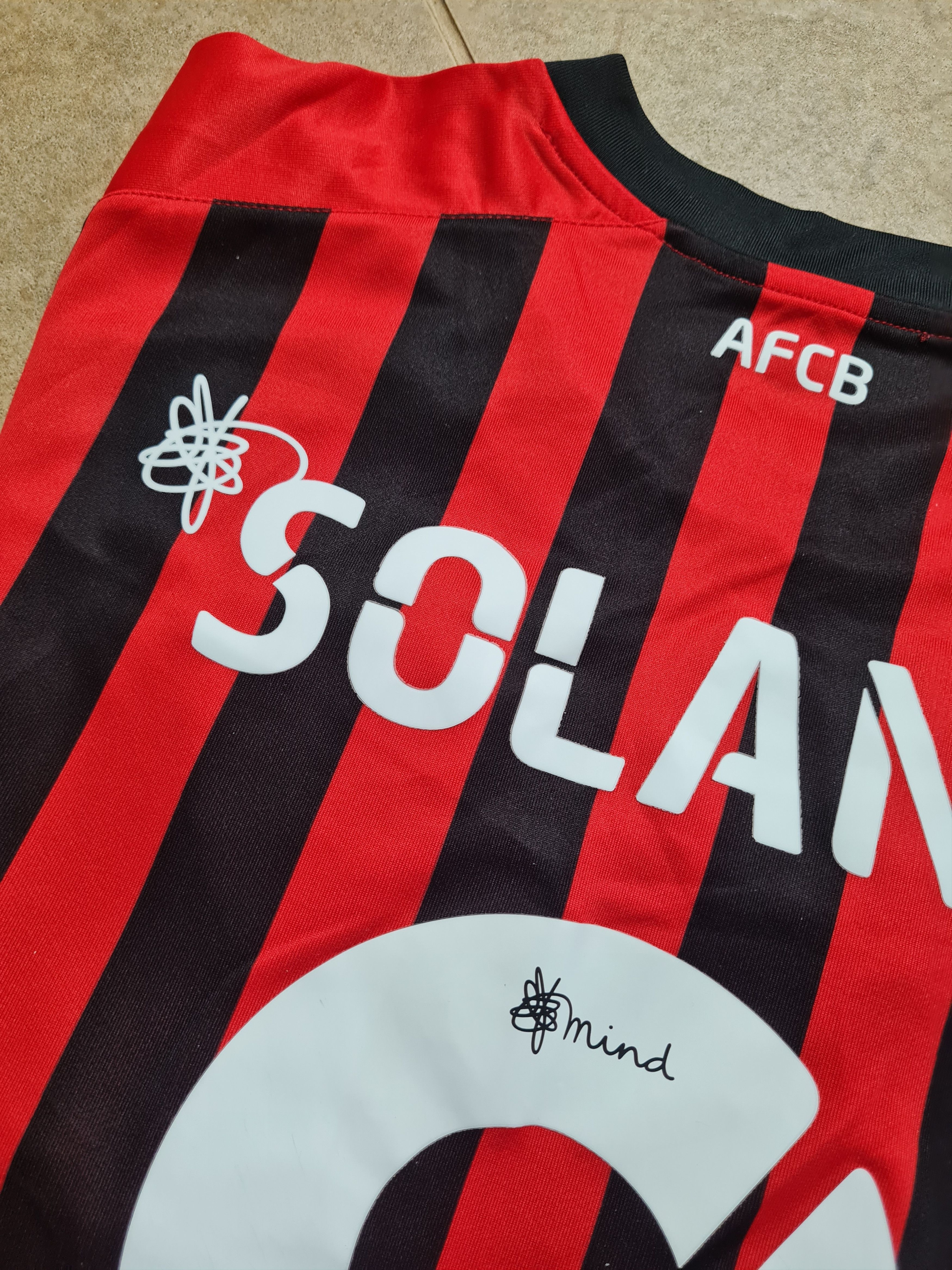 Jersey Dominic Solanke #9 Afc Bournemouth Soccer Shirt Umbro
