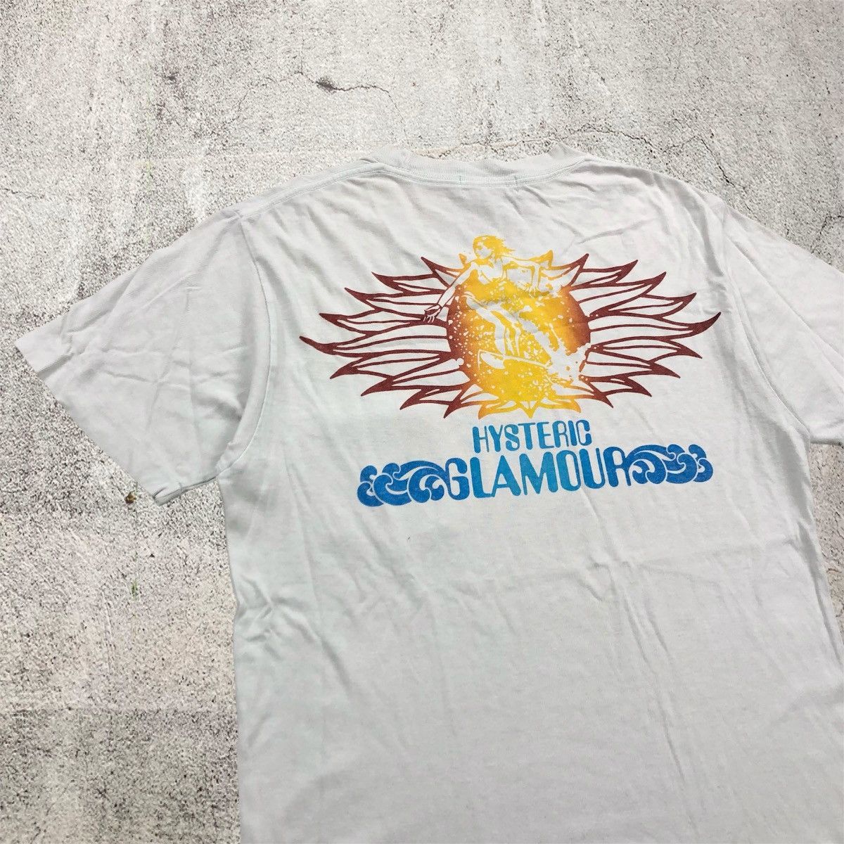 Hysteric Glamour 2000s Hysteric Glamour Flowers Surf Pocket T-shirt Blue Sky Size US M / EU 48-50 / 2 - 3 Thumbnail