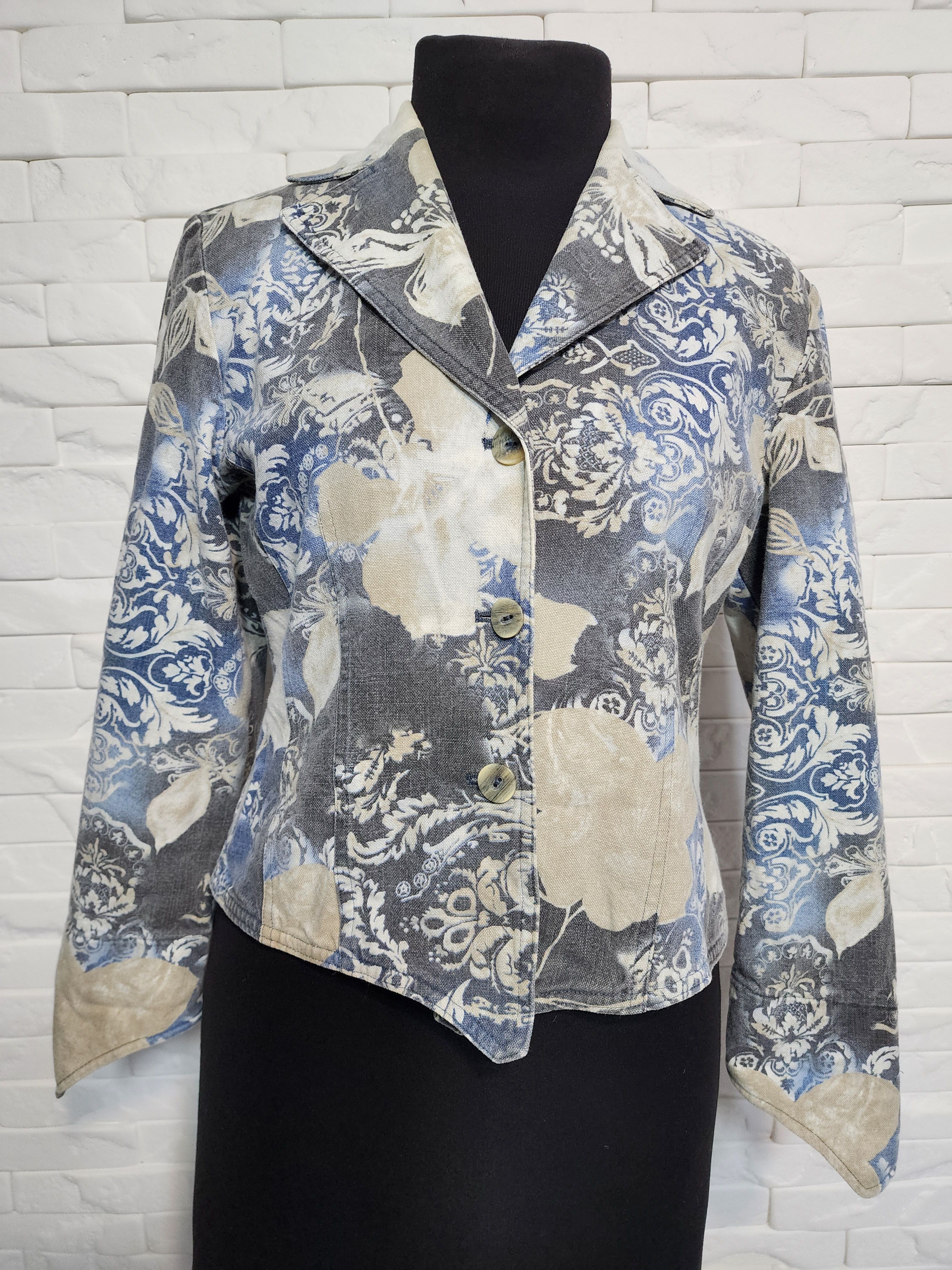 Other Denim Jacket: Women's Blue Jean Blazer Size M / US 6-8 / IT 42-44 - 1 Thumbnail