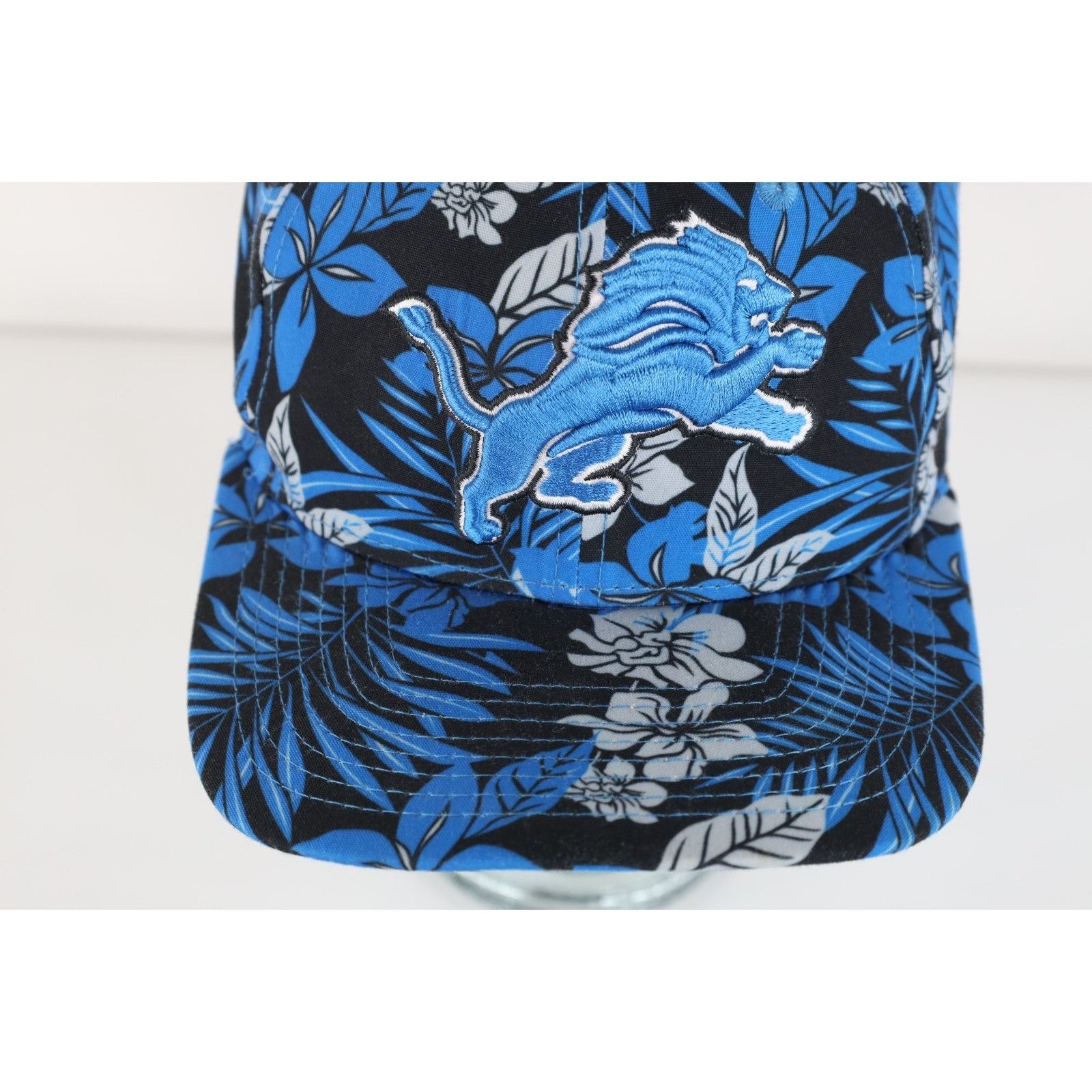New Era Vintage New Era Detroit Lions Football Flower Snapback Hat Size ONE SIZE - 2 Thumbnail