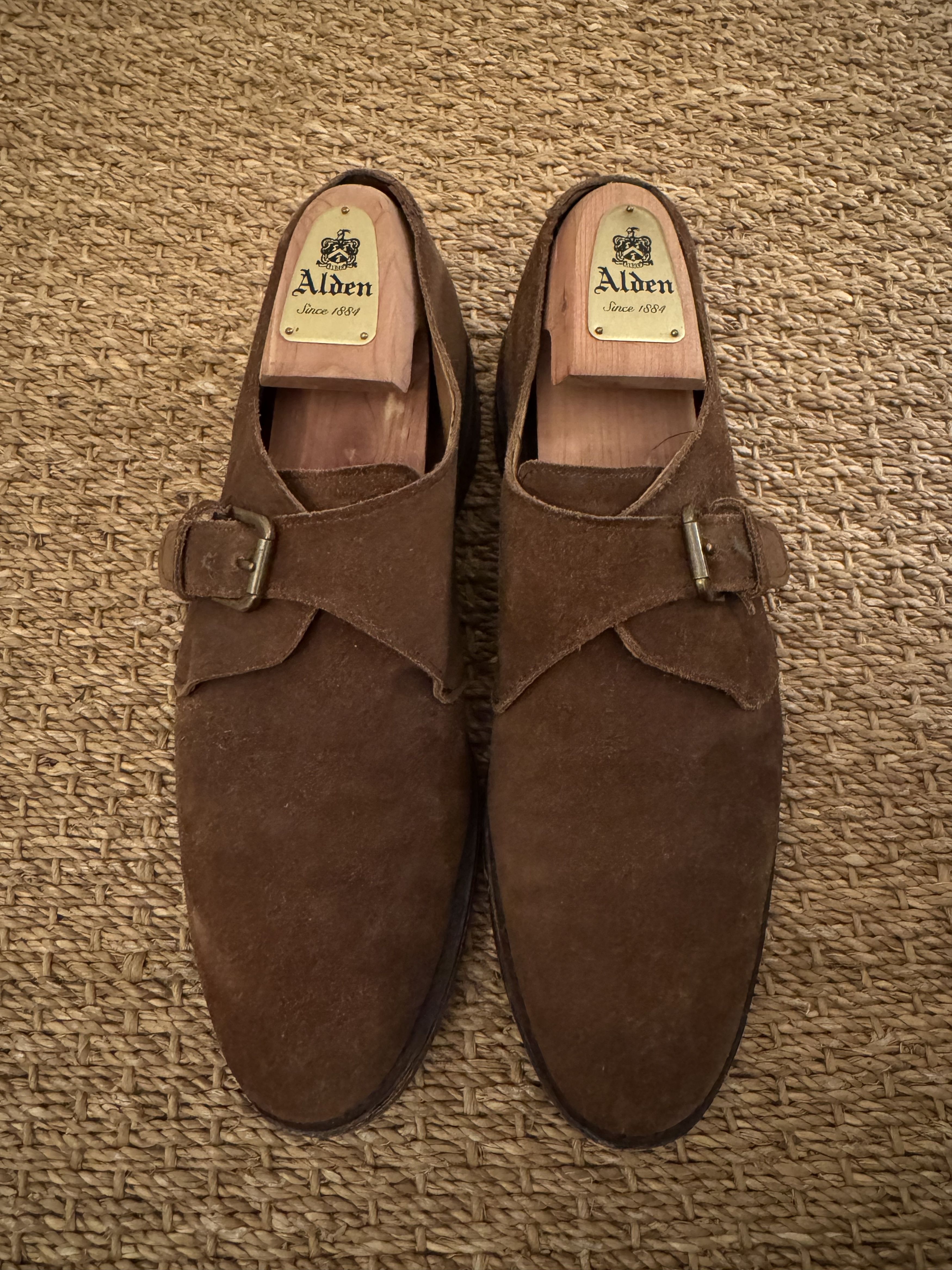 Polo Ralph Lauren Polo Ralph Lauren (MiUSA Vintage) - Monk Strap - Snuff Suede Size US 11 / EU 44 - 2 Thumbnail