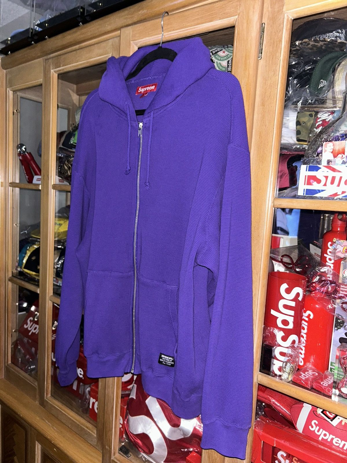 Supreme Supreme Hooded Zip Up Thermal SS25 size Large NEW Size US L / EU 52-54 / 3 - 2 Thumbnail