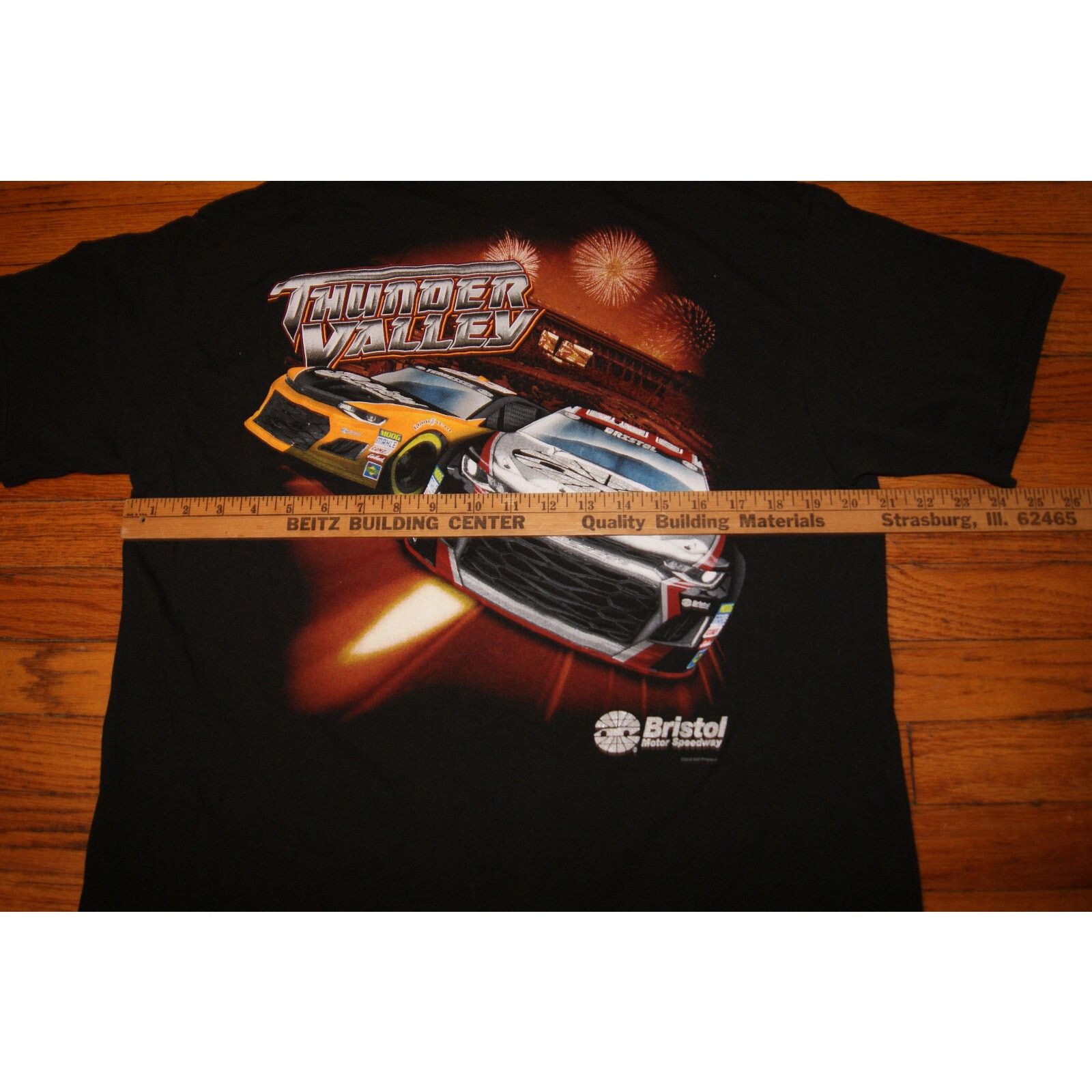 Delta Bristol Motor Speedway Thunder Large TShirt NASCAR 2 Sided Size US L / EU 52-54 / 3 - 6 Thumbnail