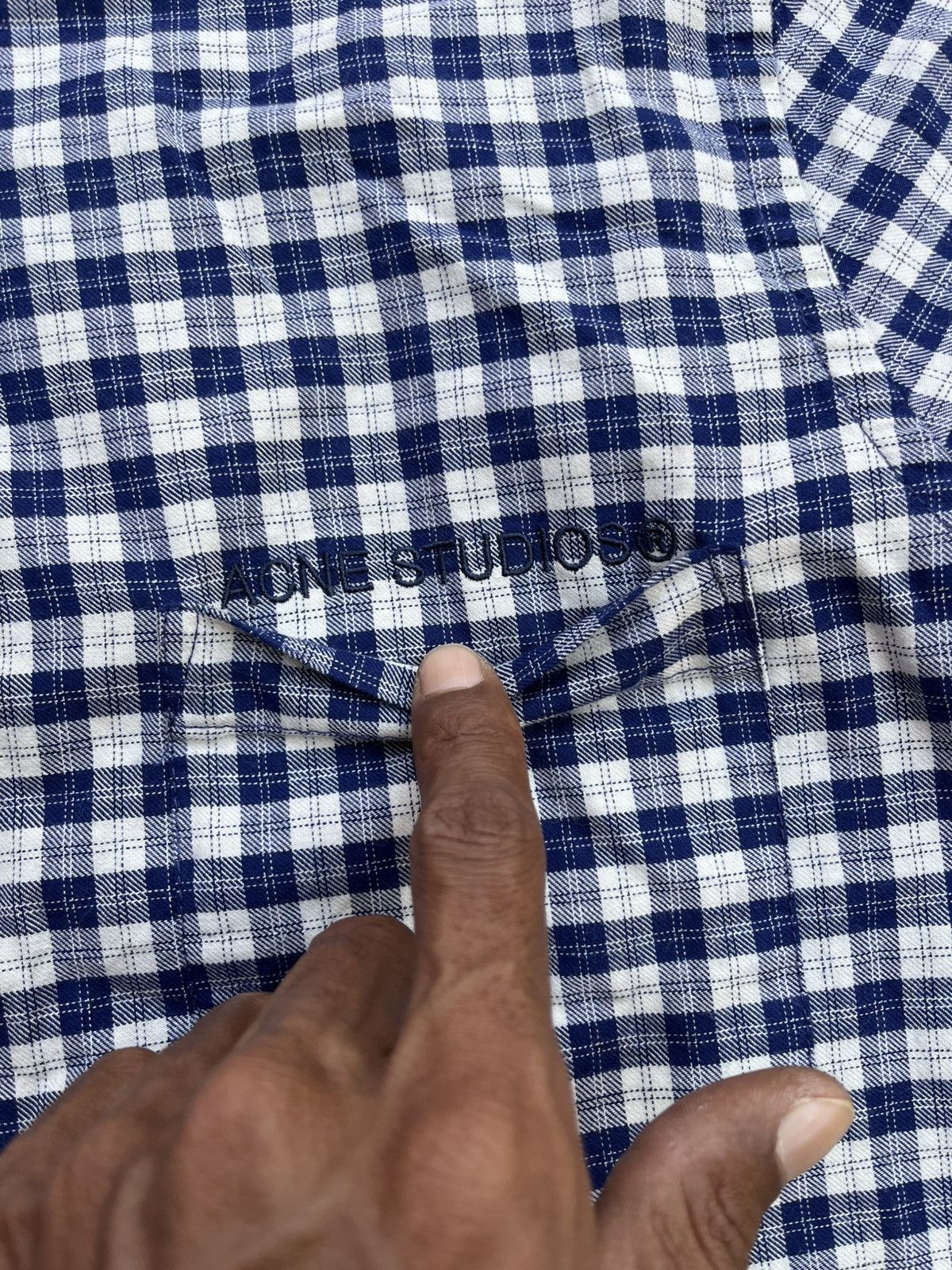 Acne Studios Acne Studios baggy flannel shirt button up Size US L / EU 52-54 / 3 - 3 Thumbnail