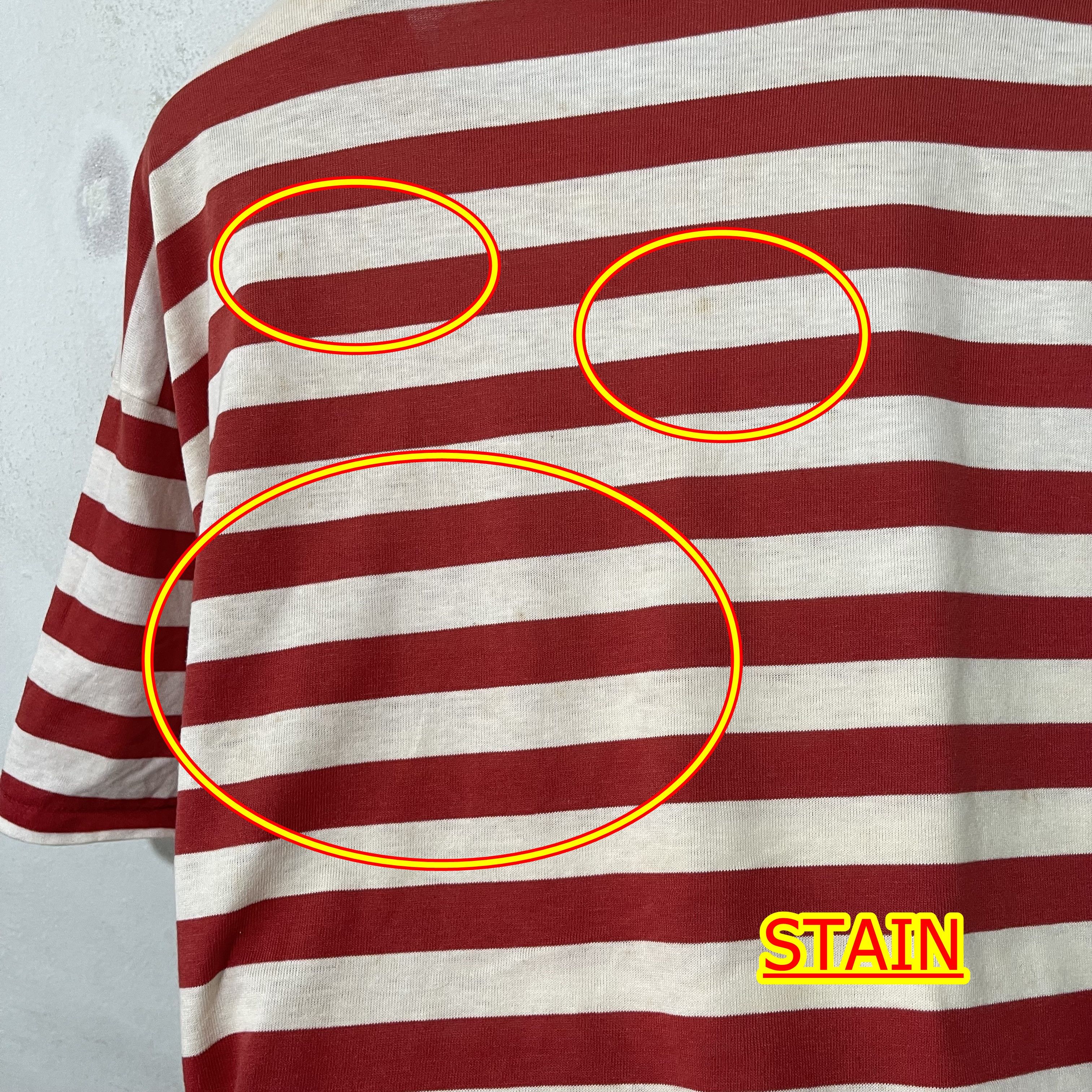 Vintage Vintage 90s Striped Pocket Tee Size US XL / EU 56 / 4 - 9 Thumbnail