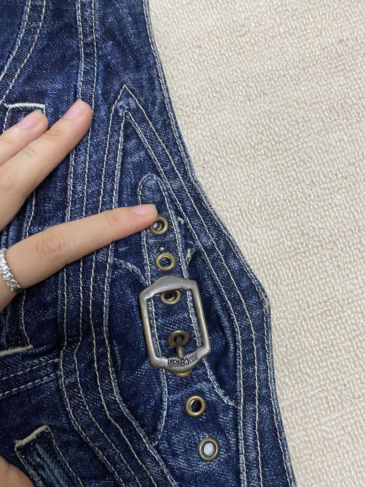 Just Cavalli × Roberto Cavalli 2000s Justcavalli zipper pants ( low waist) Size 27" / US 4 / IT 40 - 8 Thumbnail