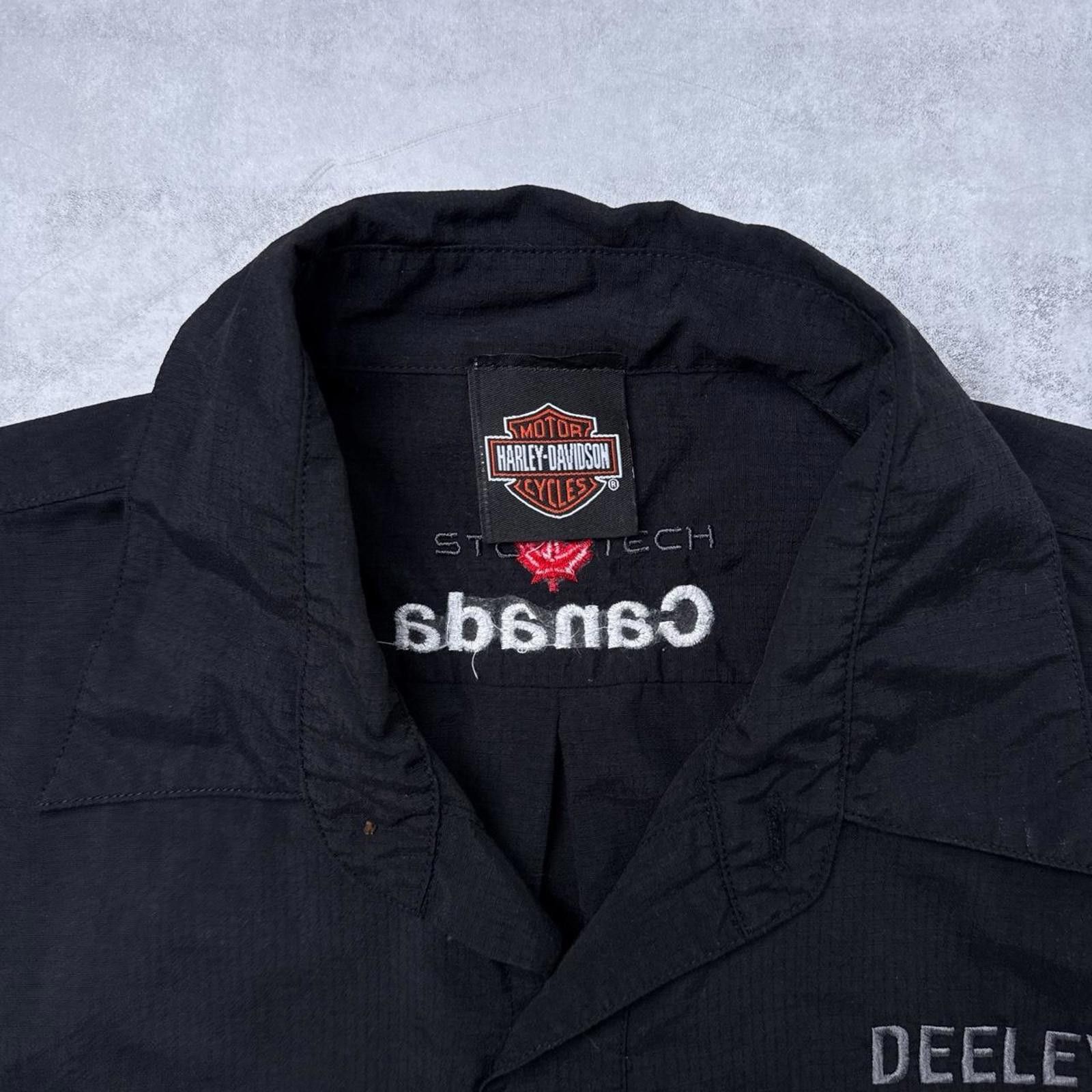 Harley Davidson Y2K Harley Davidson 00s Canada button up black shirt Size US M / EU 48-50 / 2 - 5 Thumbnail