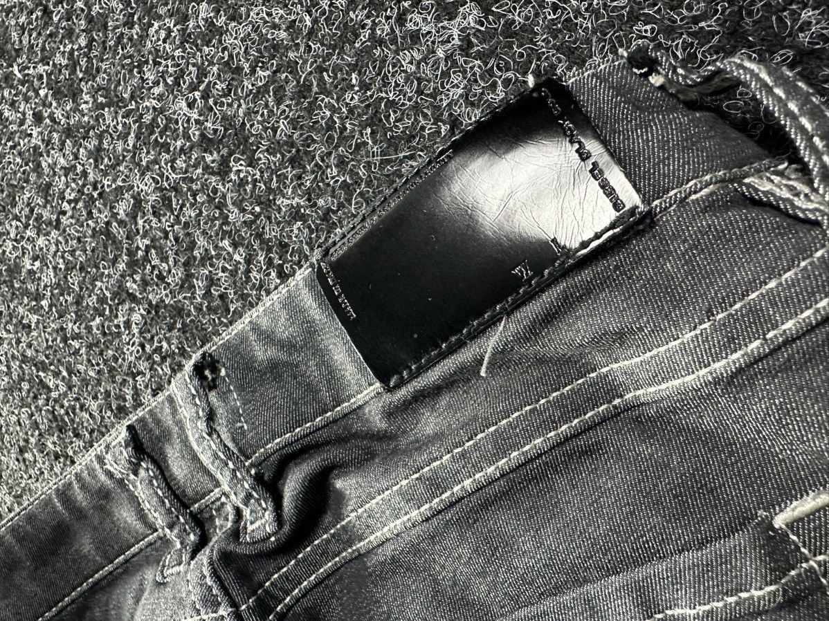 Diesel Black Gold × Vintage 🚨DIESEL BLACK GOLD AVANT GARDE SKINNY PANTS Y2K RARE Size 23" - 7 Thumbnail