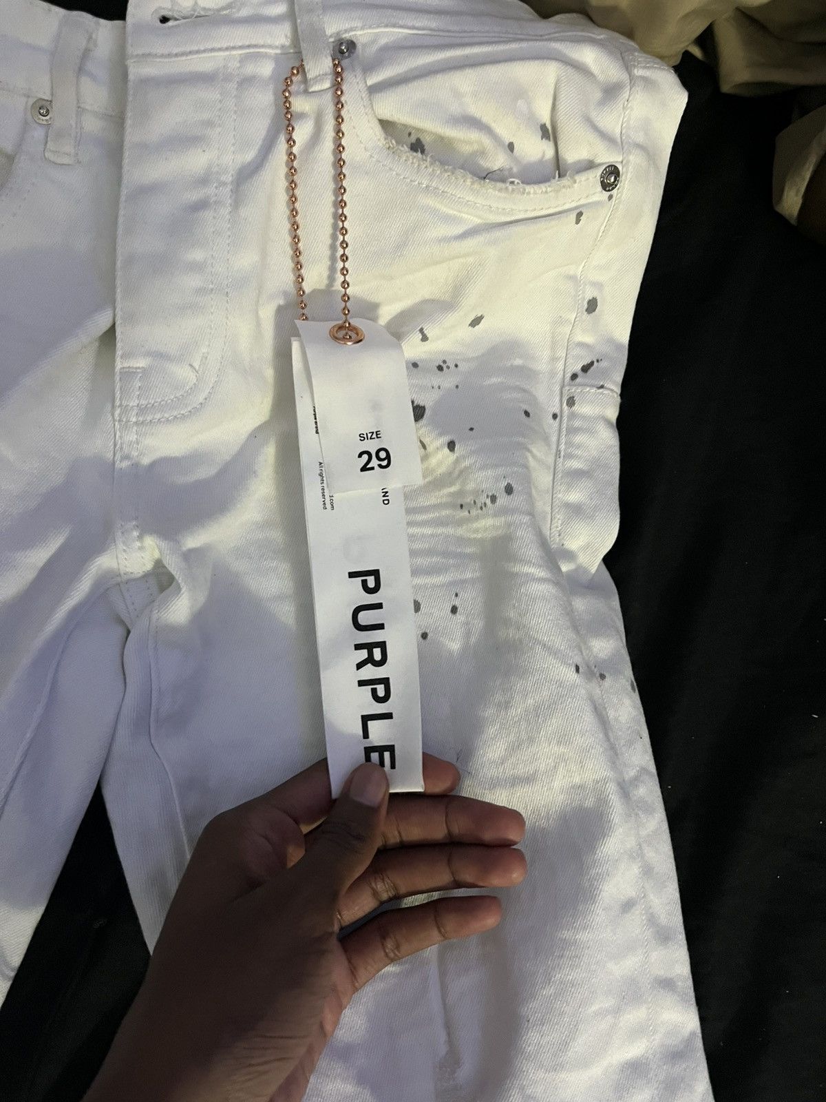 Purple Brand White purple jeans Size US 29 - 4 Thumbnail